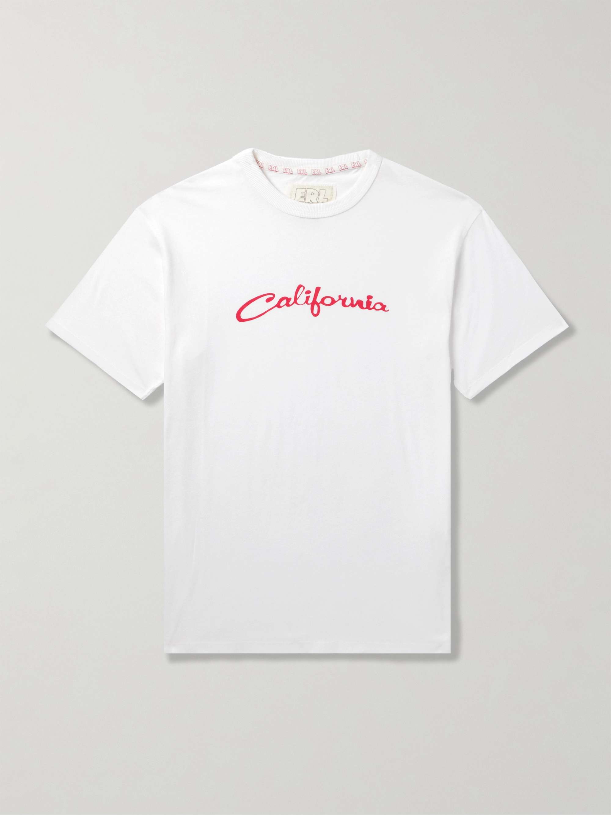 California Slim-Fit Printed Cotton-Jersey T-Shirt hero visual