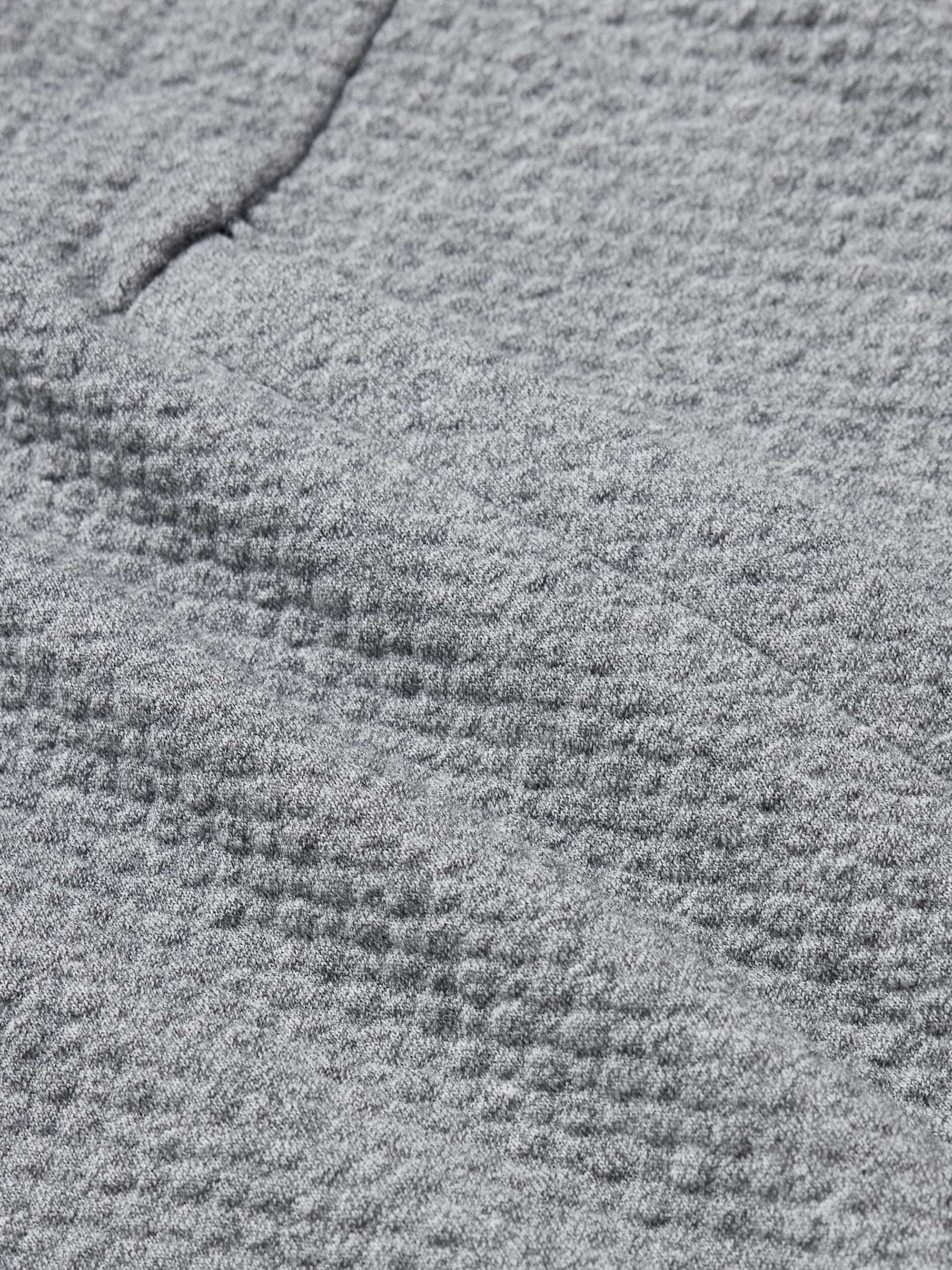 At Ease Double-Knit Textured Cotton-Blend Hoodie view