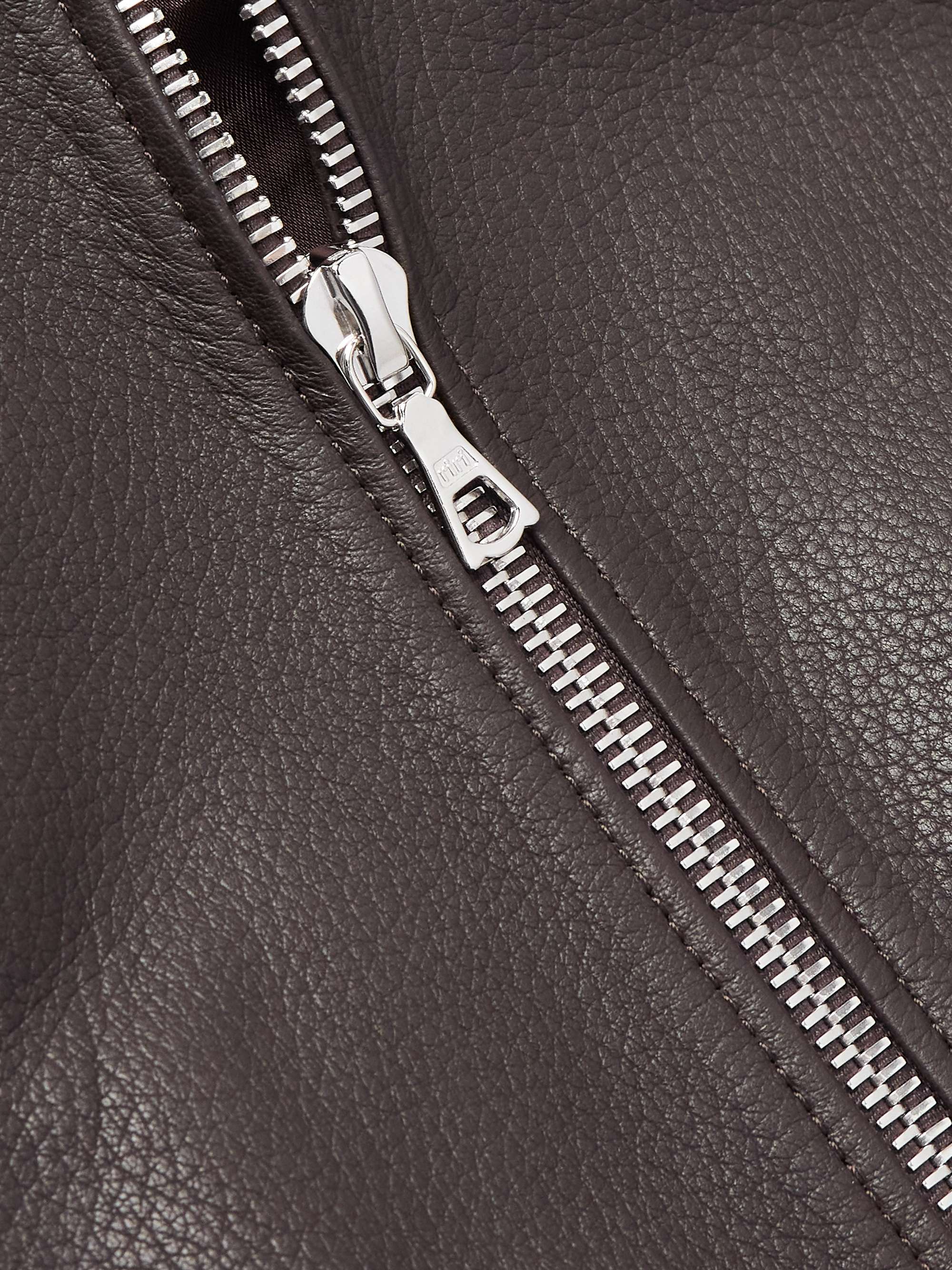 Carlo Leather Bomber Jacket view