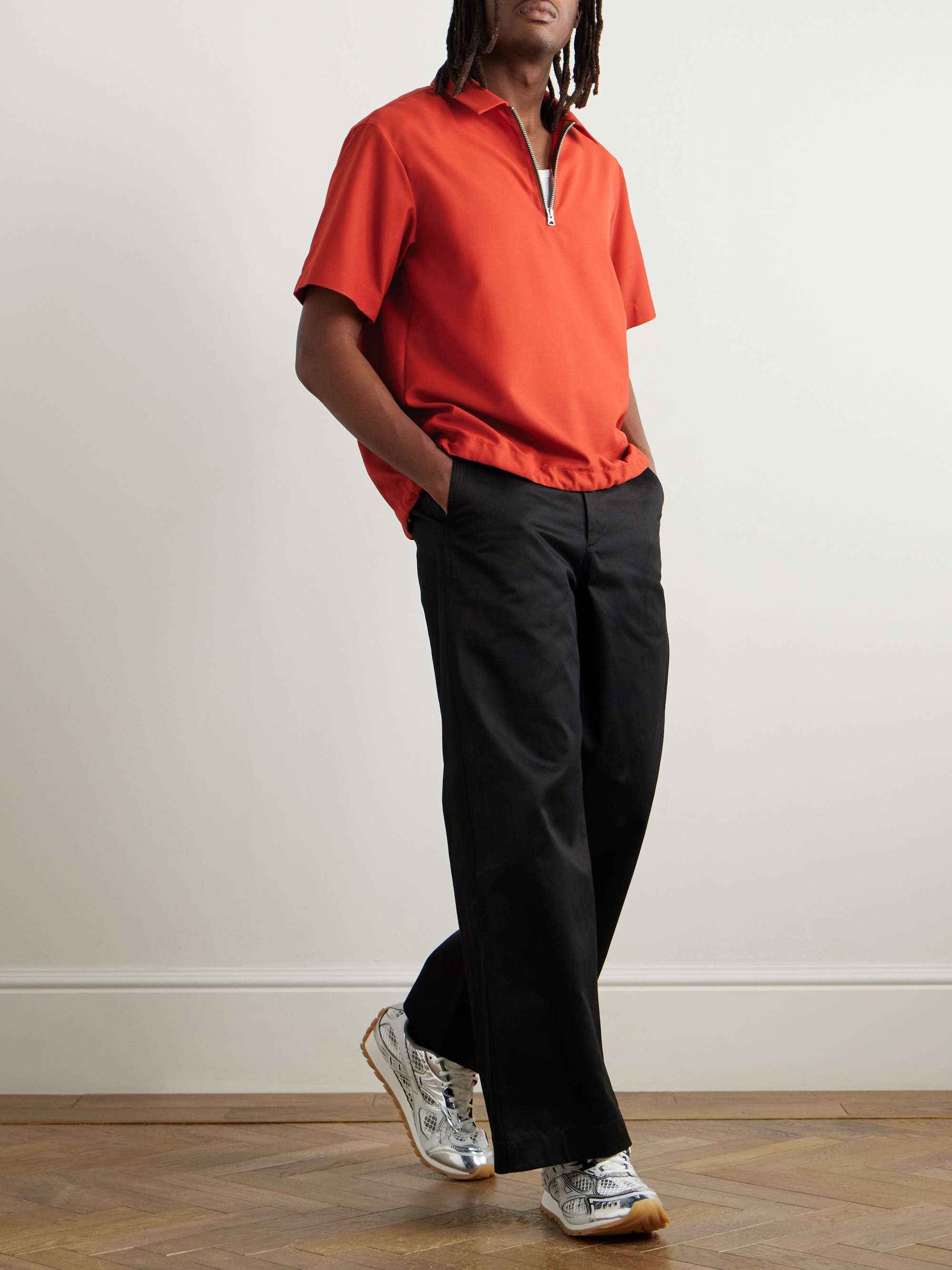 Woven Polo Shirt view