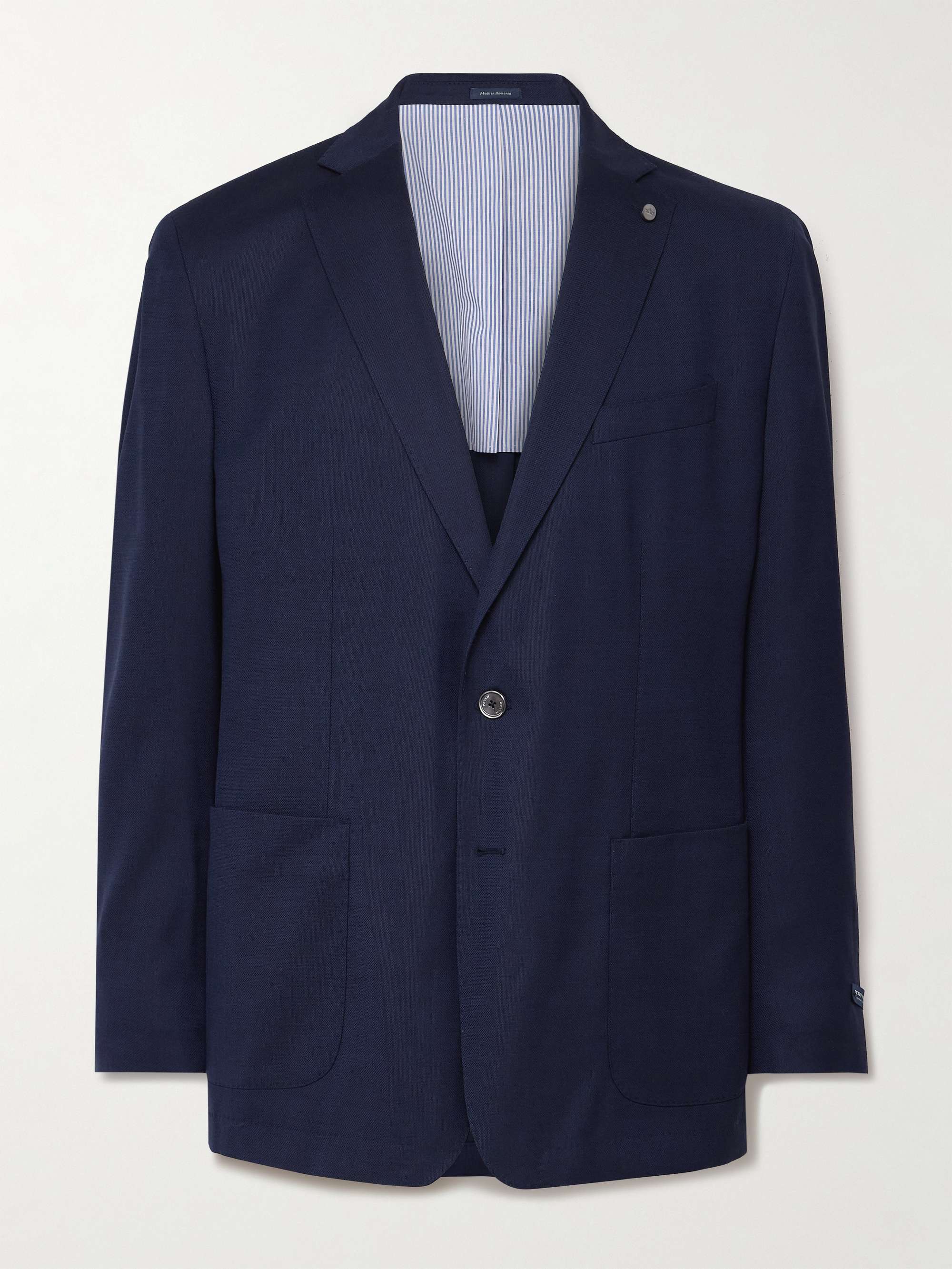 Excursionist Flex Unstructured Wool-Blend Blazer hero visual