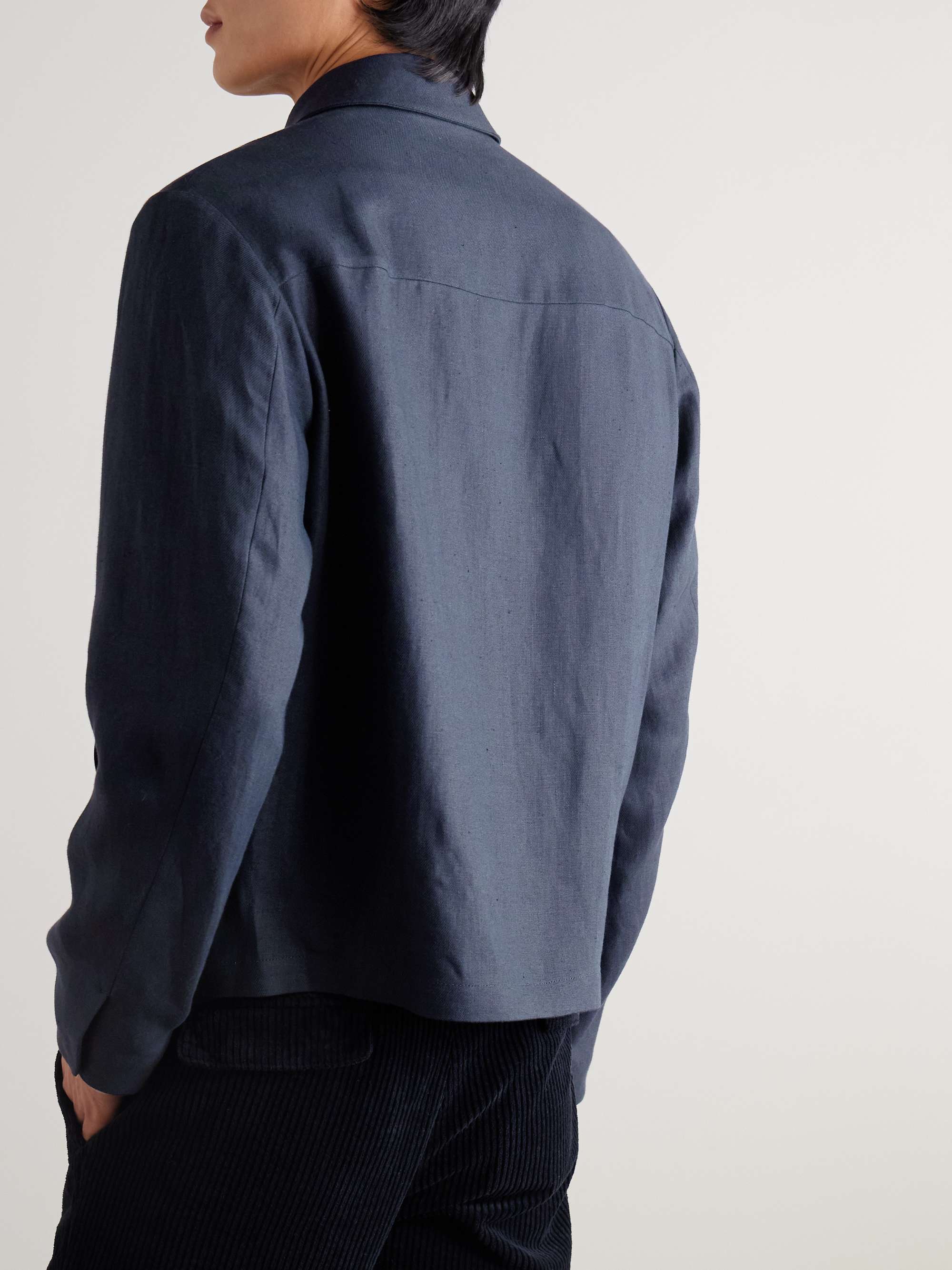 Maurin Linen-Twill Blouson Jacket view