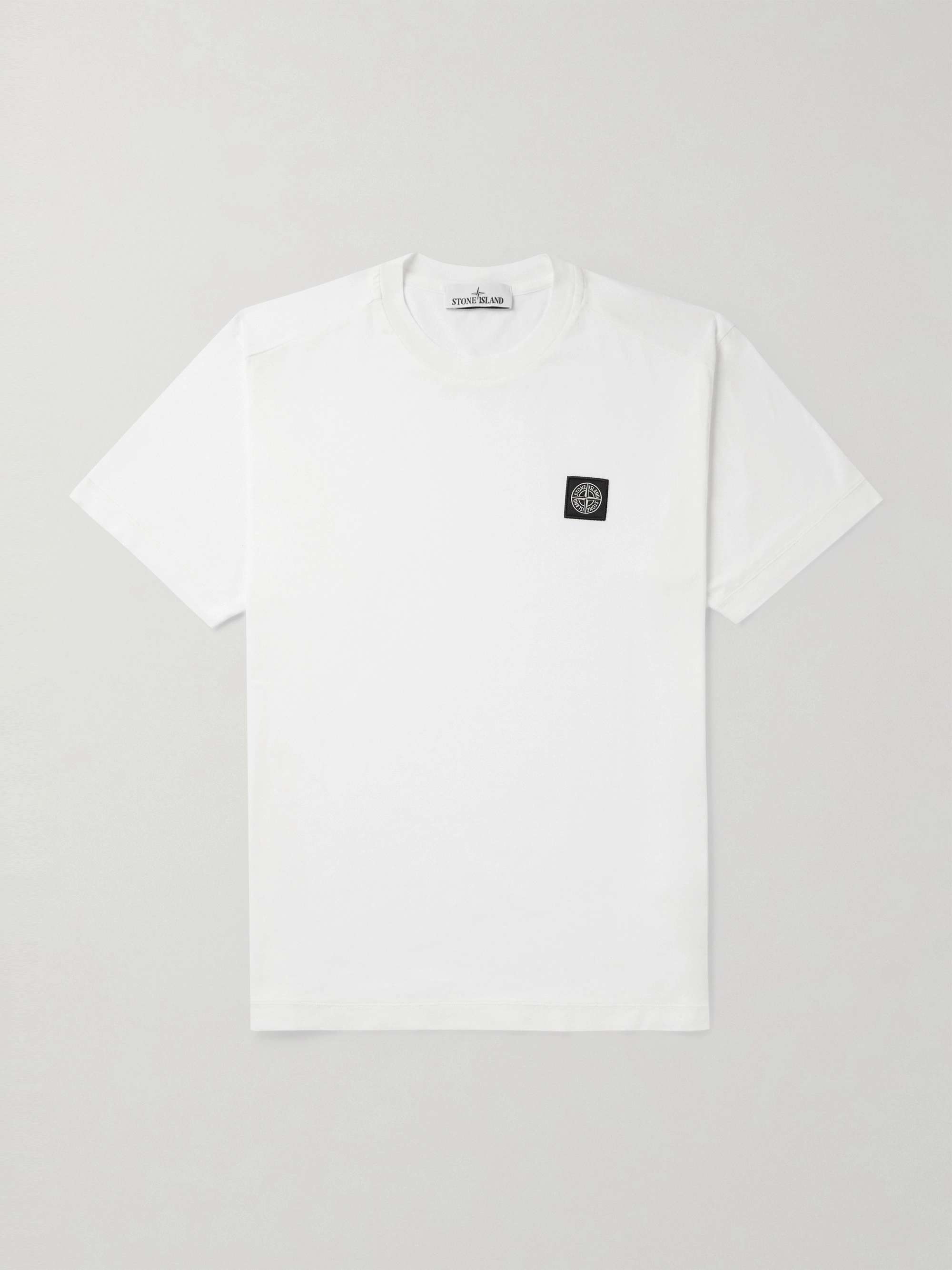 Logo-Appliquéd Garment-Dyed Cotton-Jersey T-Shirt hero visual