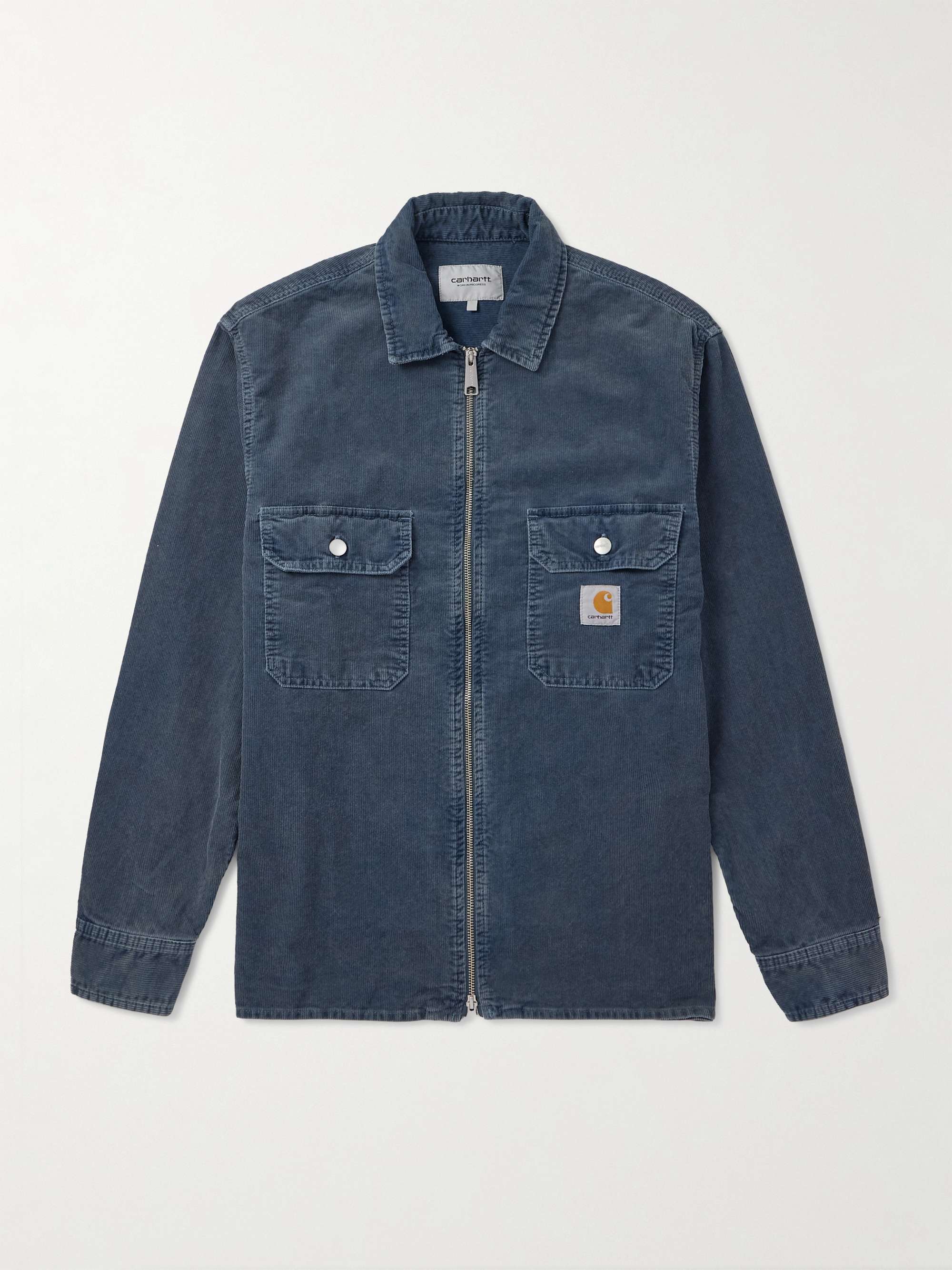 Reynold Logo-Appliquéd Cotton-Corduroy Overshirt hero visual