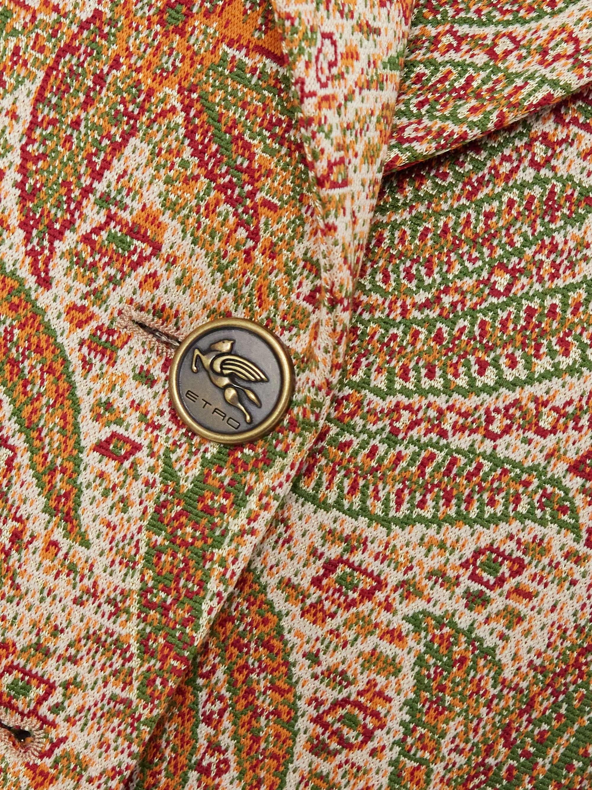 Jacquard-knit blazer view