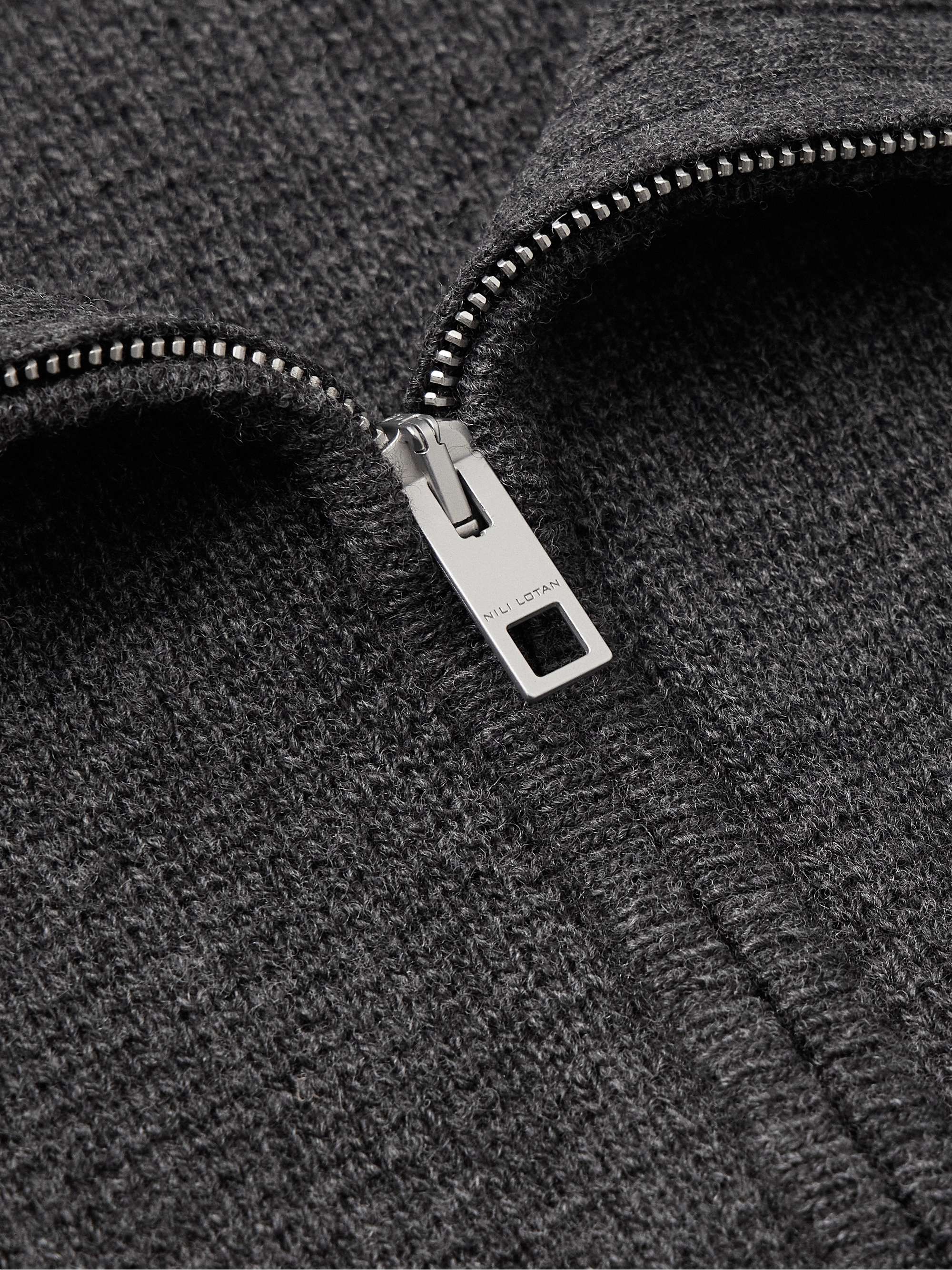Jad Wool Zip-Up Cardigan view