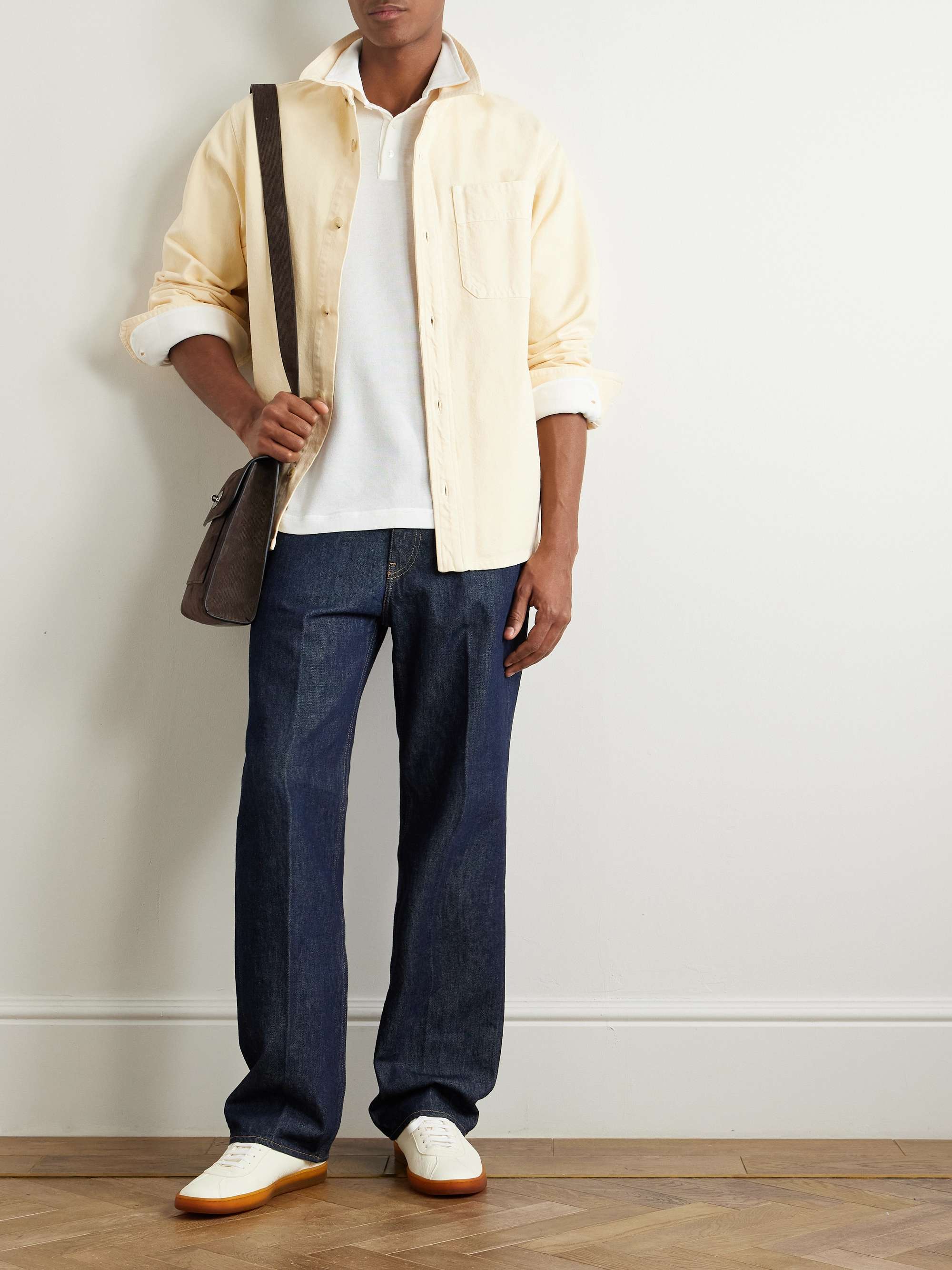 Zanone Slim-Fit Cotton-Piqué Polo Shirt view