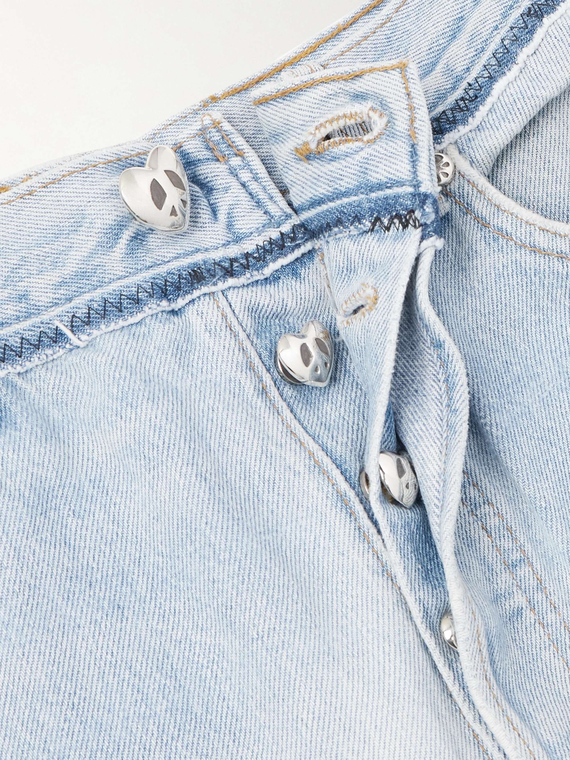 Flared Patchwork Jeans view
