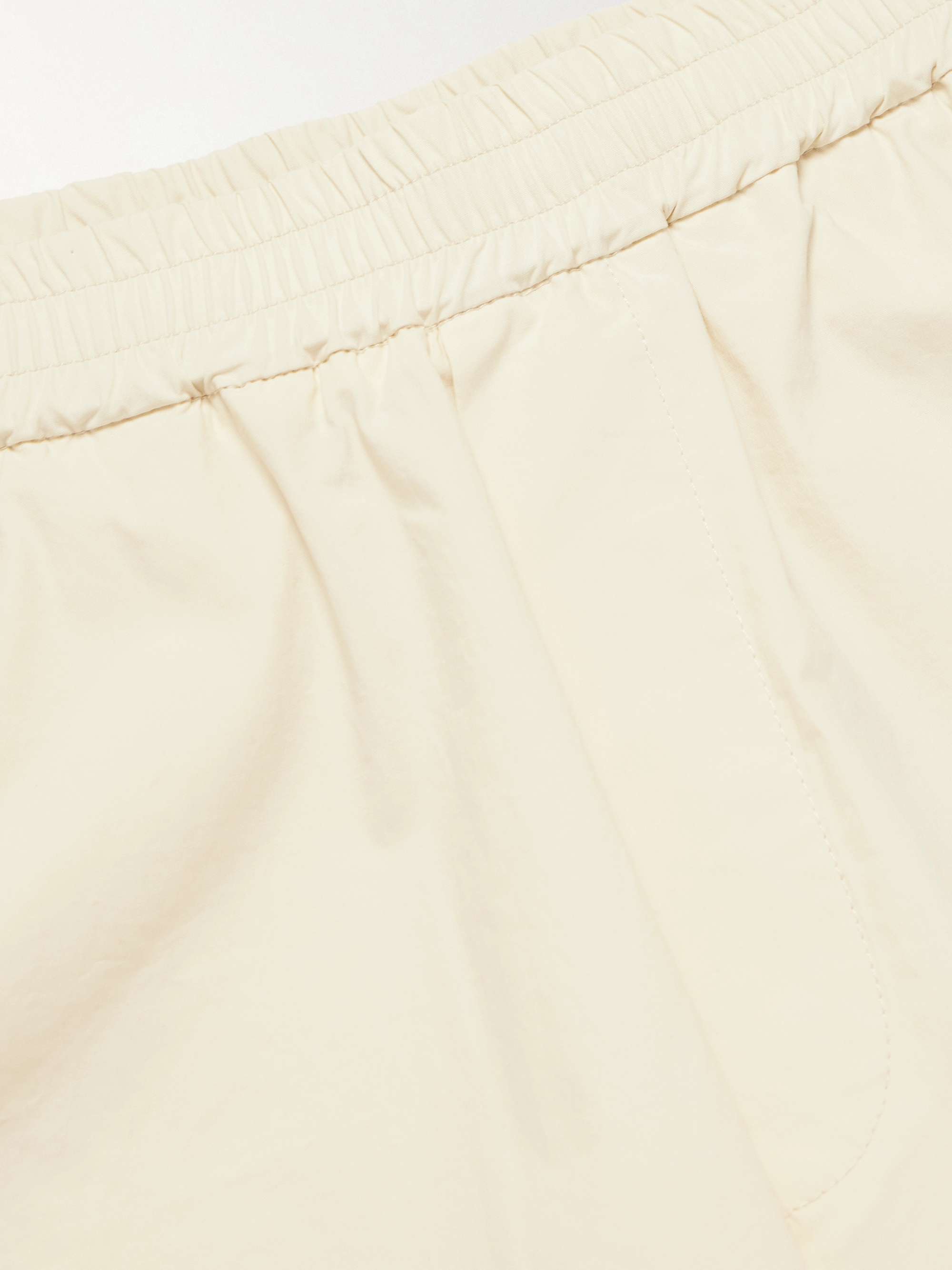 Bativoga Straight-Leg Garment-Dyed Cotton-Blend Trousers view
