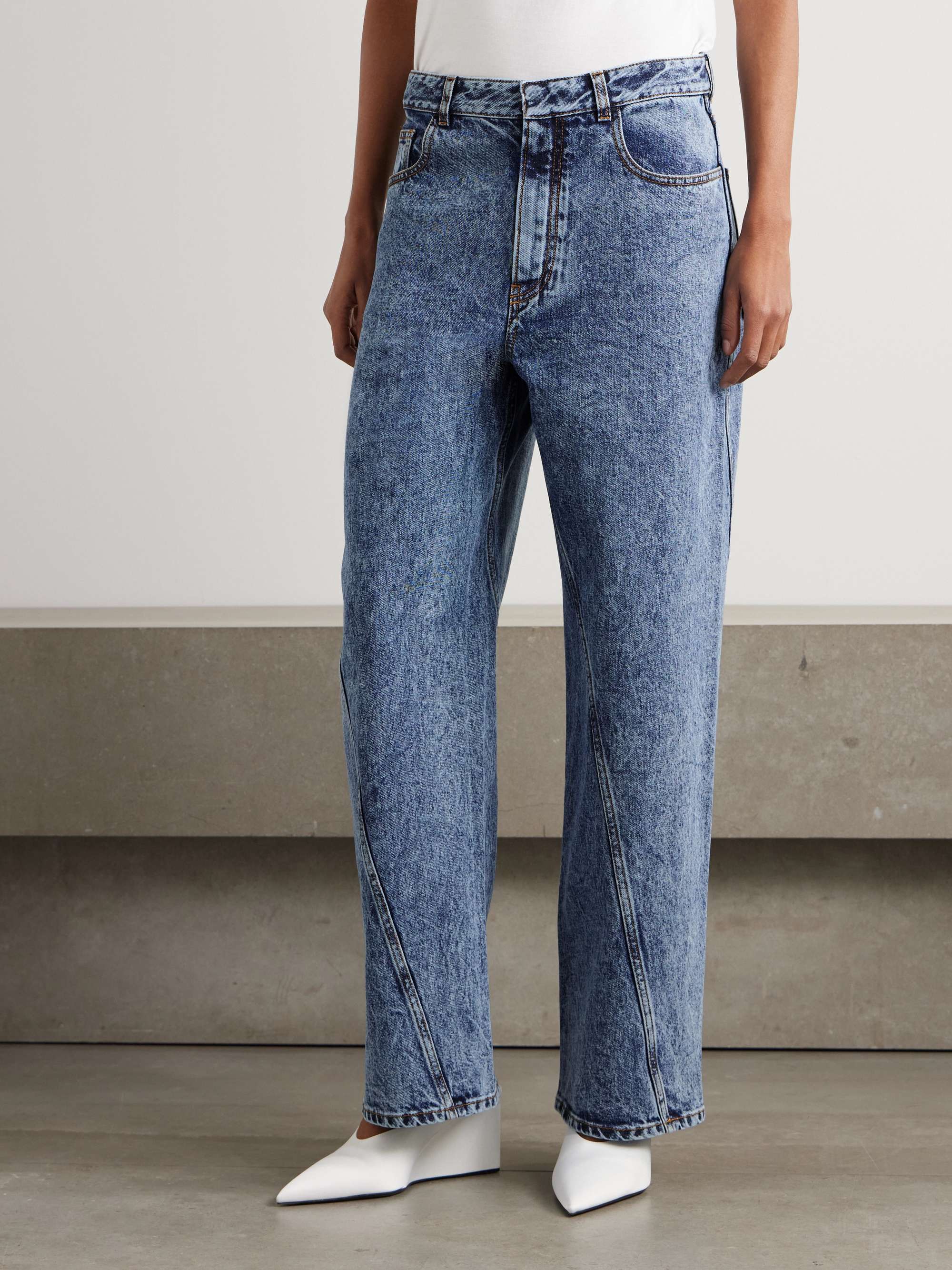 Paneled jeans view