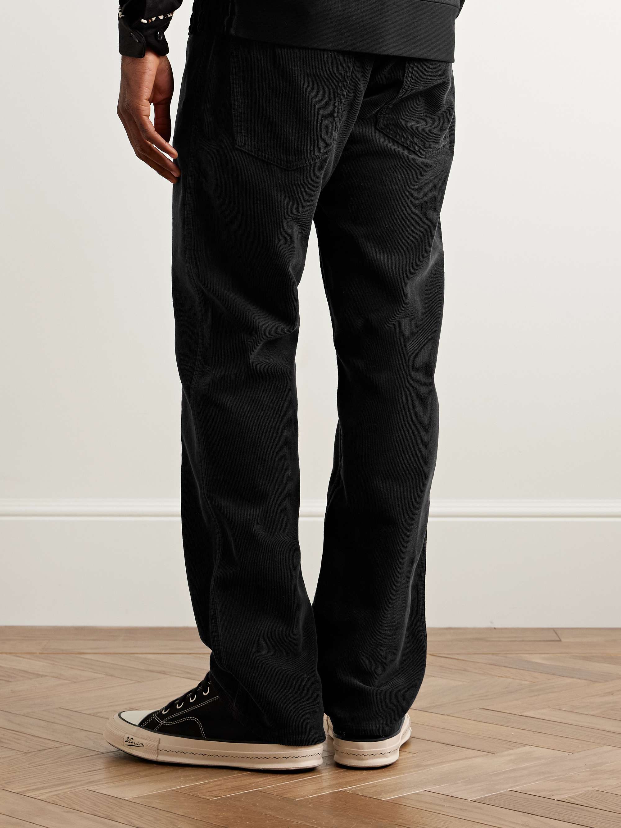 Fluxus 19 Slim-Fit Straight-Leg Garment-Dyed Cotton-Corduroy Trousers view