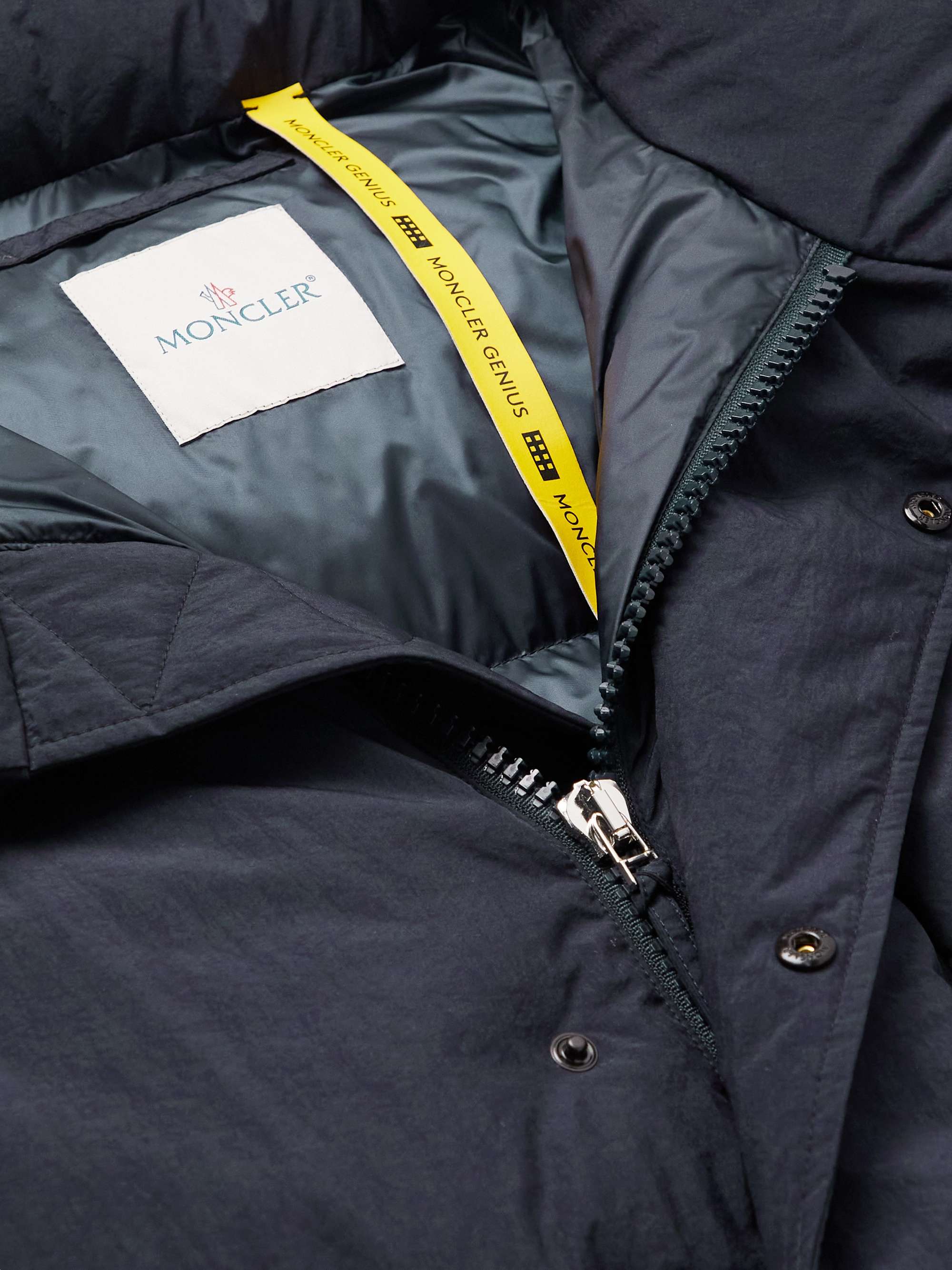 1 Moncler JW Anderson Donard Logo-Appliquéd Quilted Shell Hooded Down Jacket view