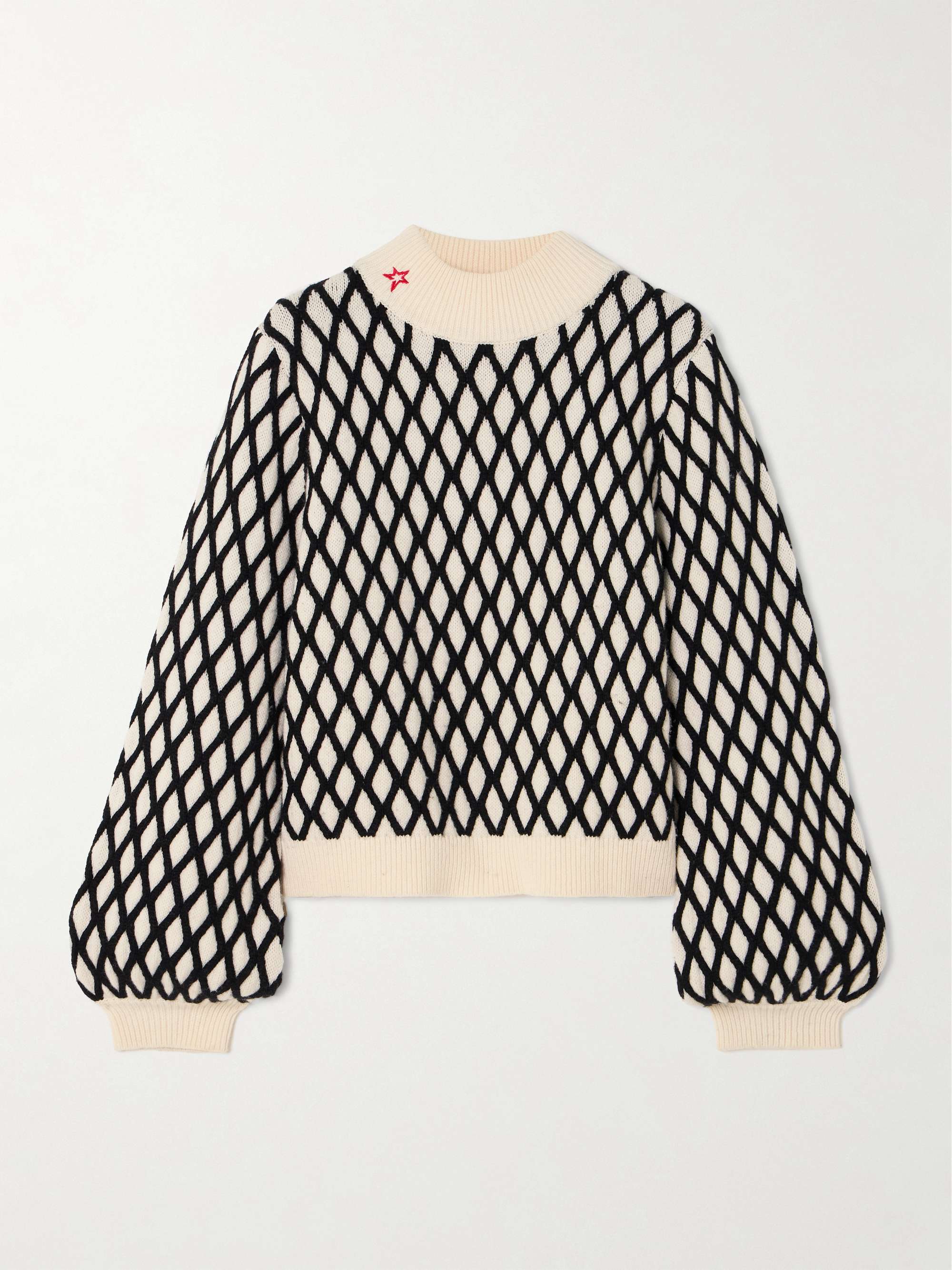 Carving Air wool and cashmere-blend jacquard sweater hero visual
