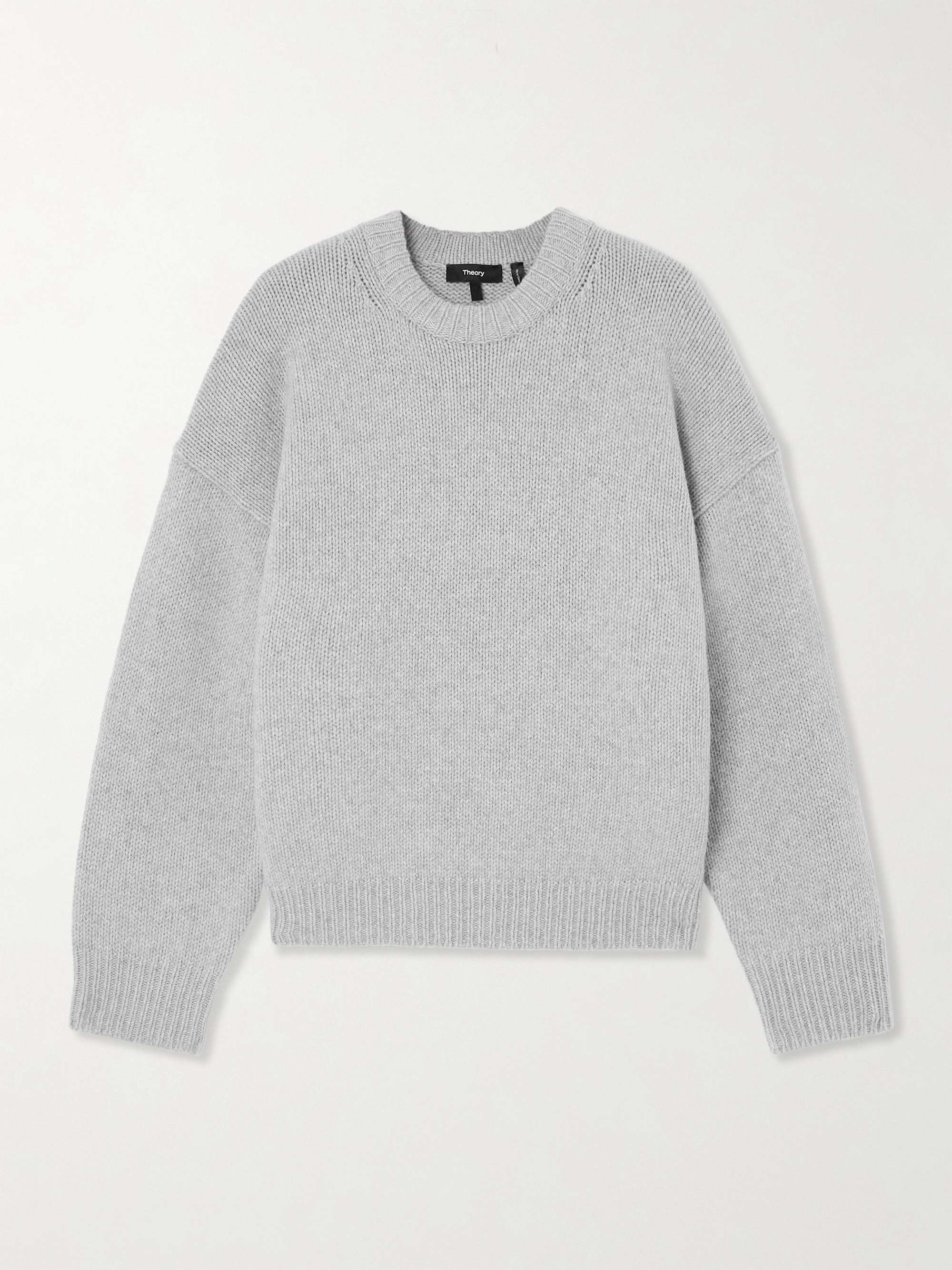 Oversized wool and cashmere-blend sweater hero visual