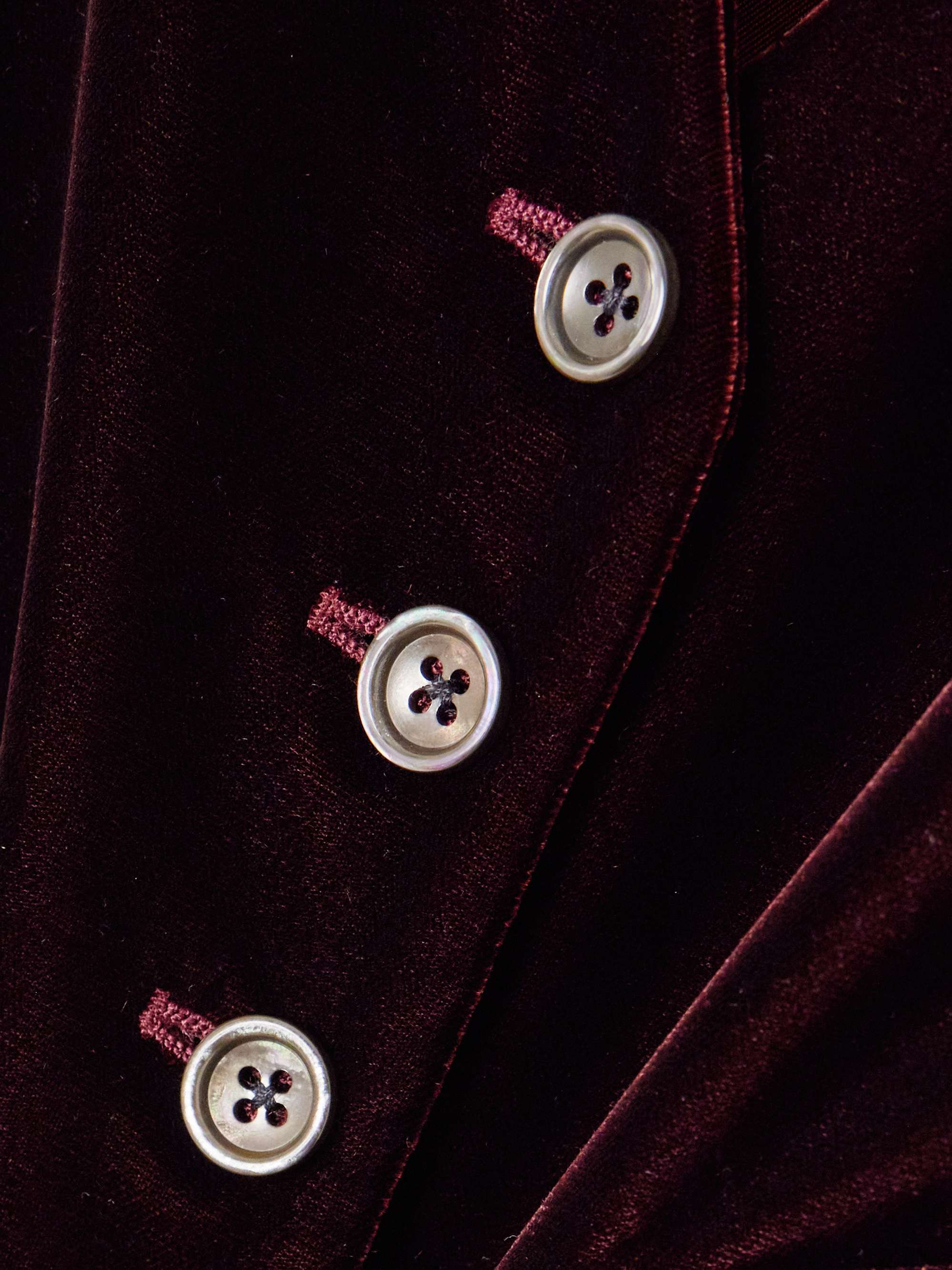 Velvet vest view