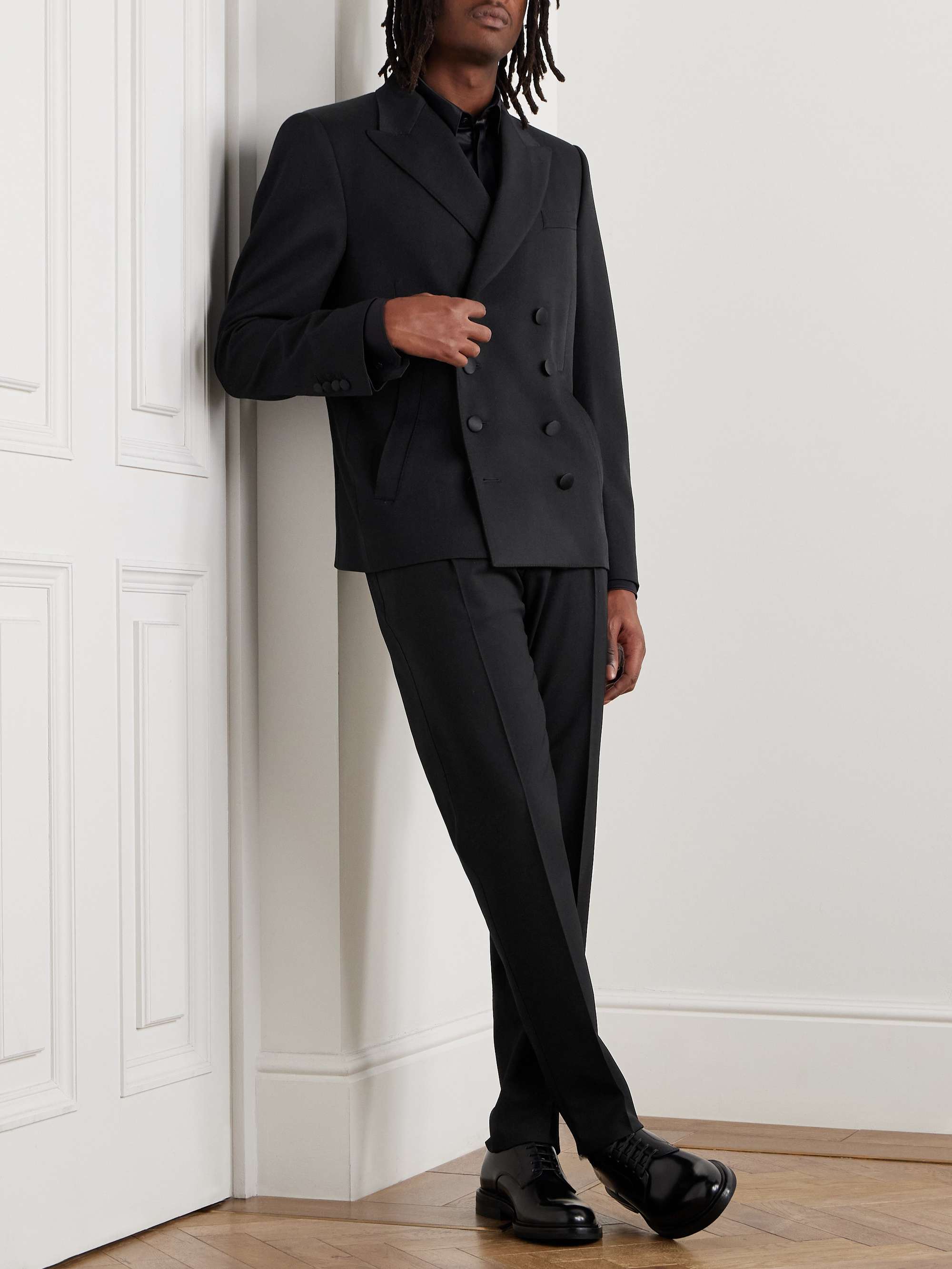 Double-Breasted Wool Blazer view