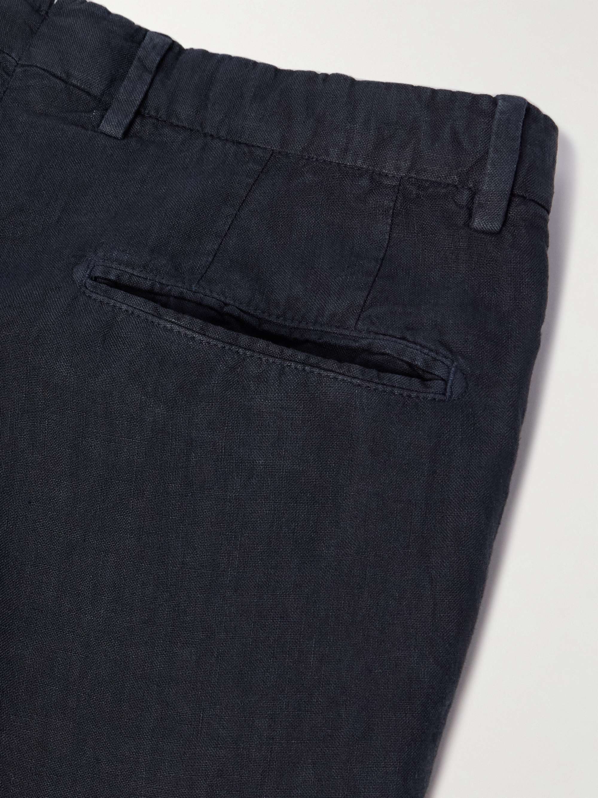 Tapered Linen Suit Trousers view