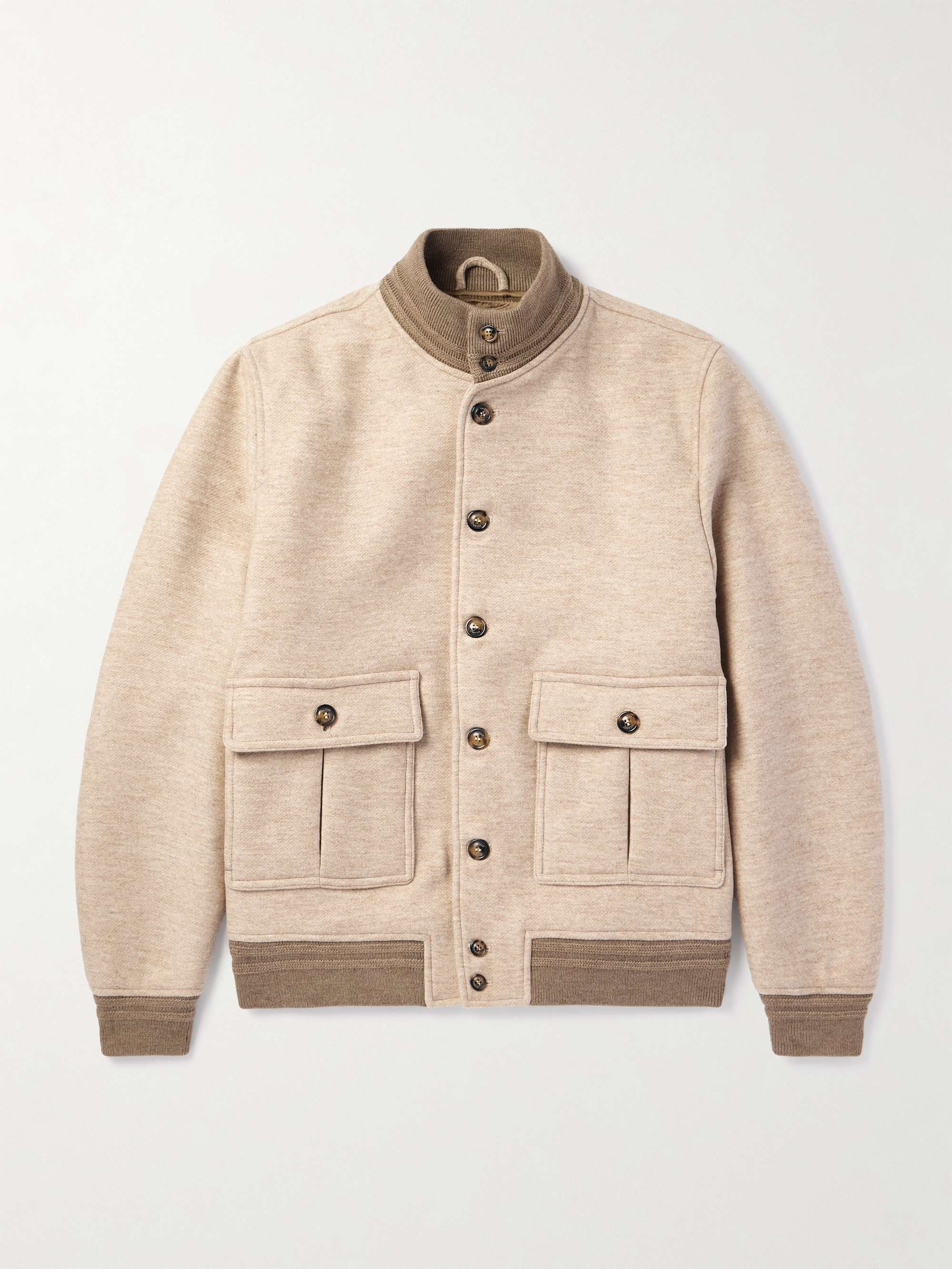 Virgin Wool Bomber Jacket hero visual