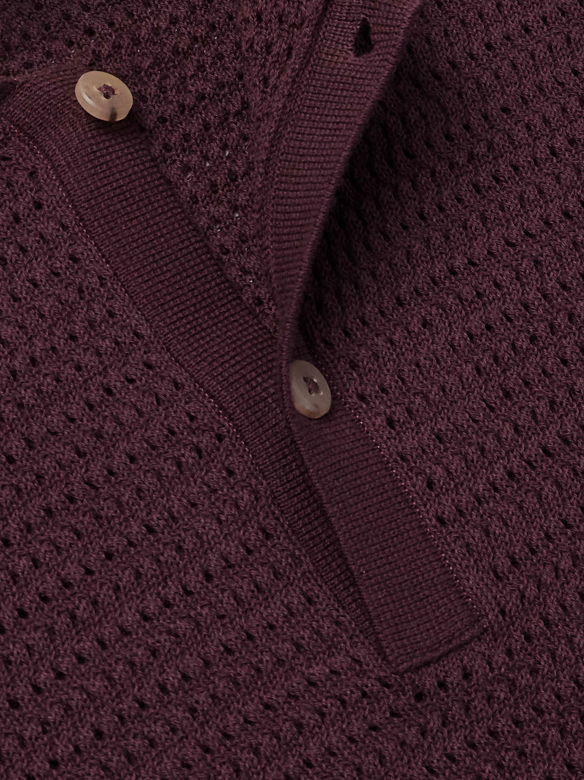 Honeycomb Organic Cotton Polo Shirt view