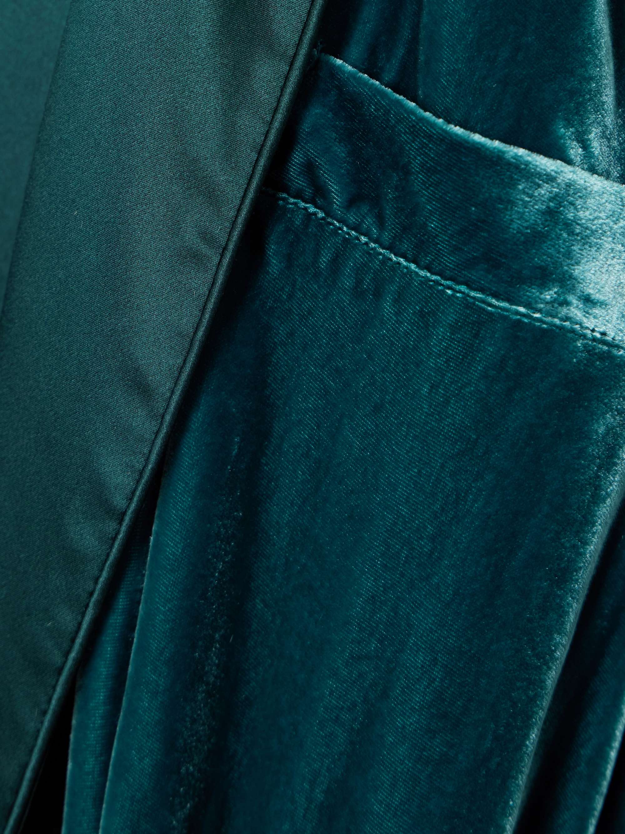 Capability belted velvet robe view