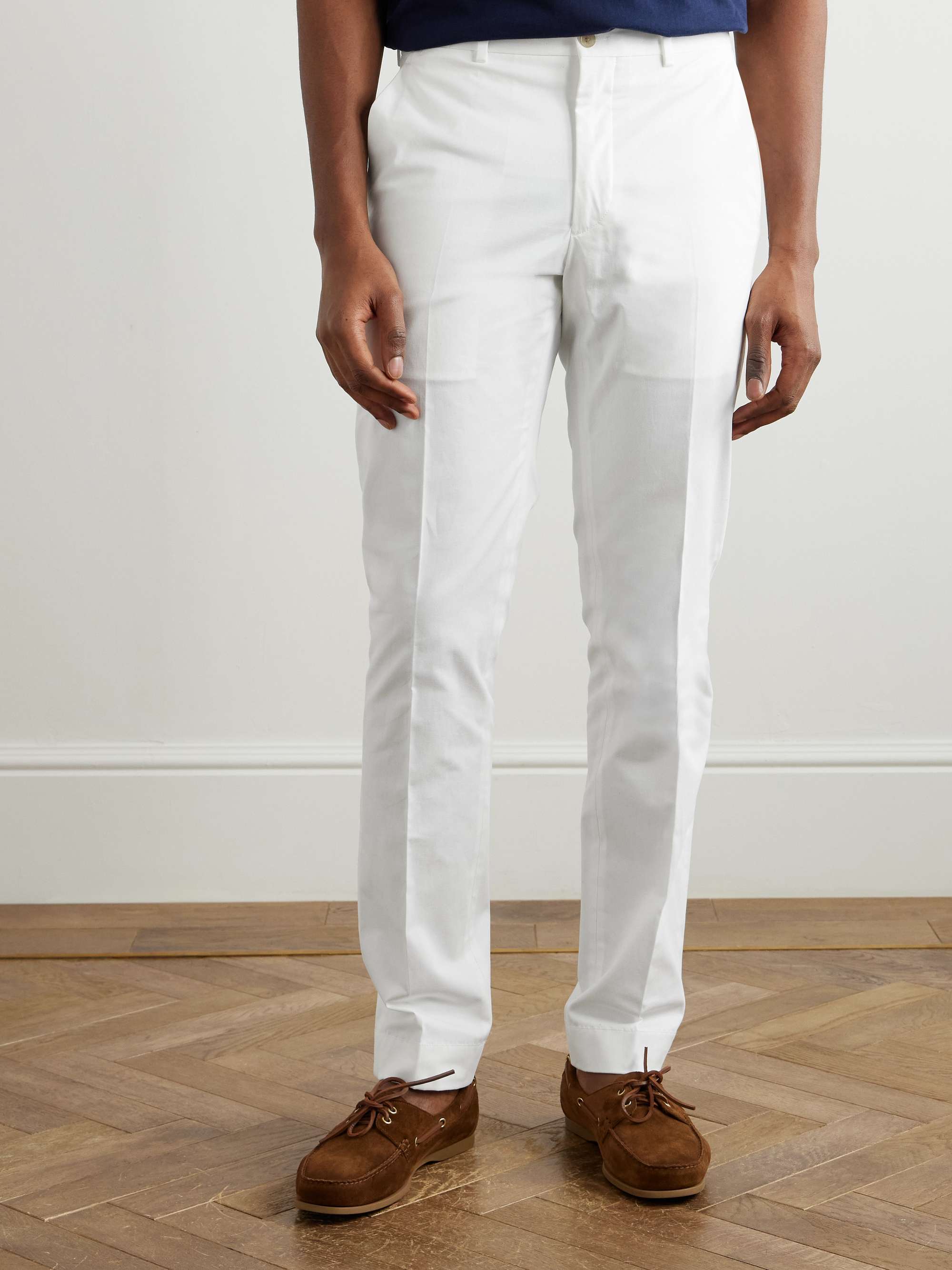 Slim-Fit Stretch-Cotton Chinos view