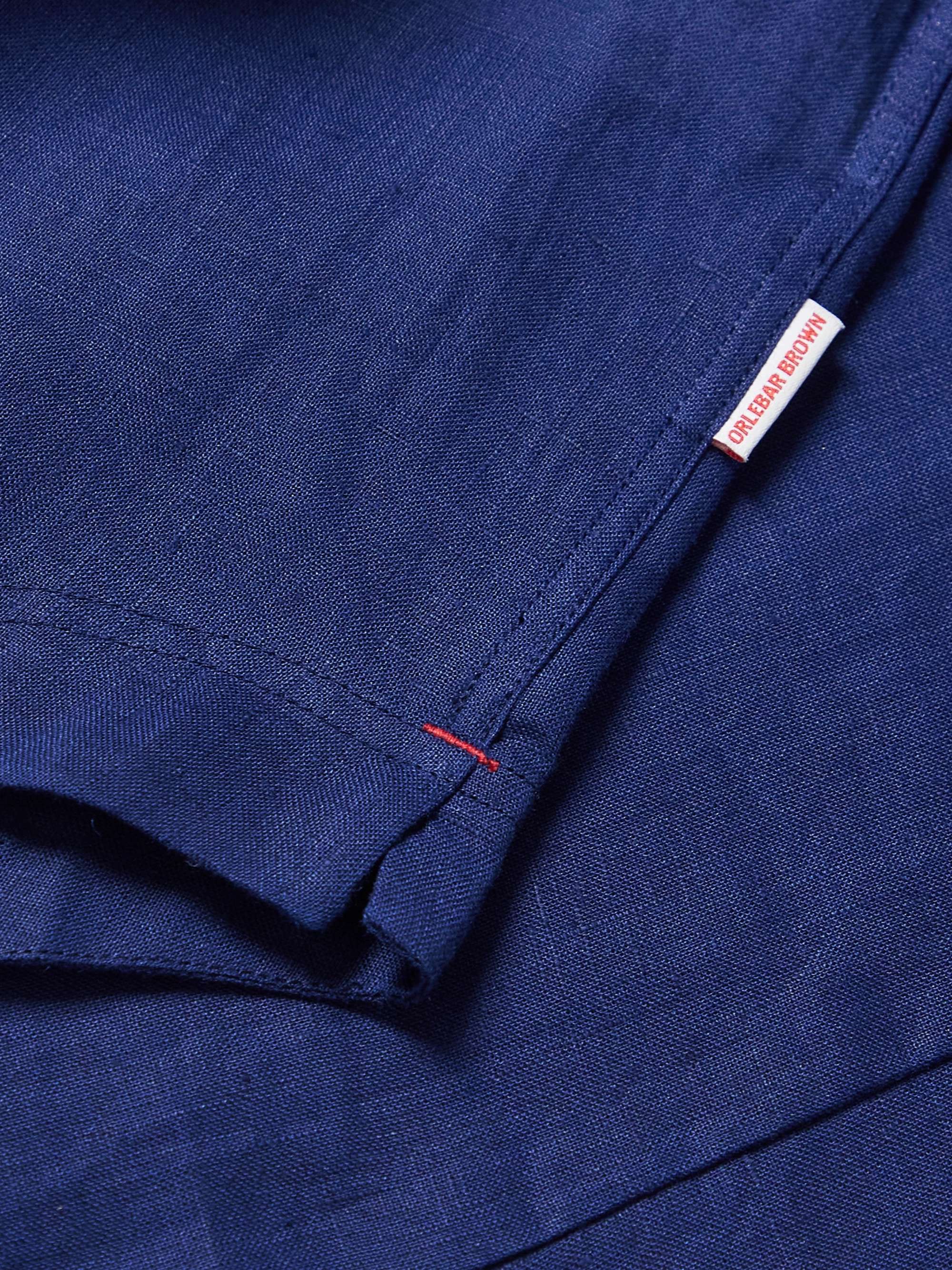 Giles Slim-Fit Linen Shirt view