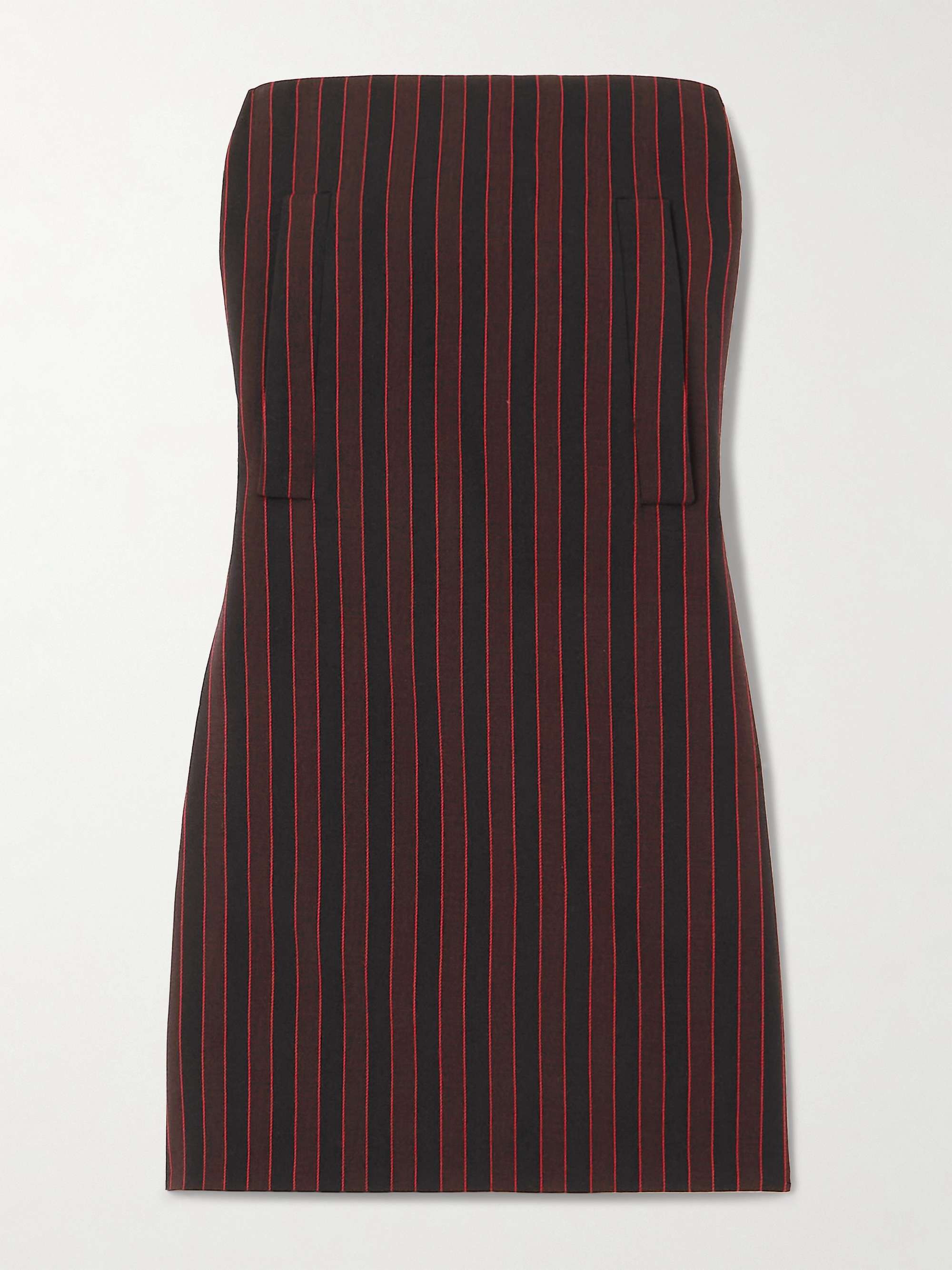 Strapless embroidered cotton-jacquard mini dress hero visual