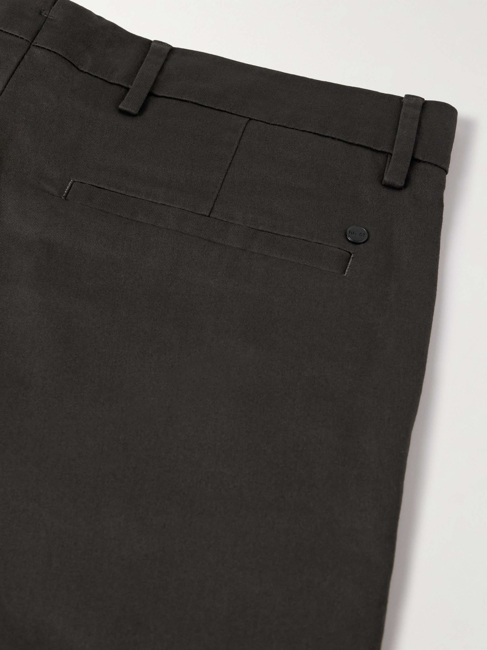 Theo 1420 Tapered Organic Cotton-Blend Twill Chinos view
