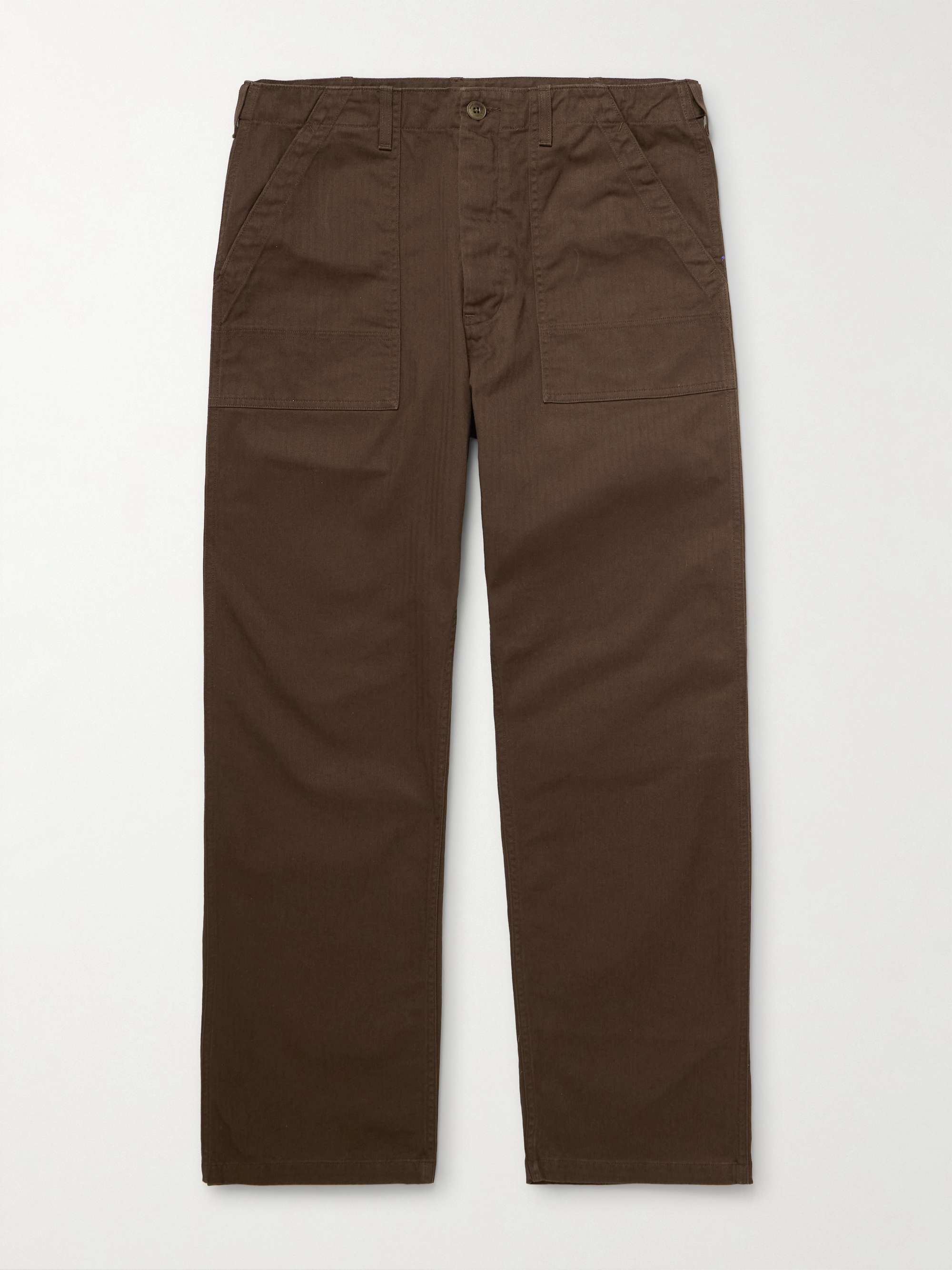 Tuff Tony Straight-Leg Organic Cotton-Twill Trousers hero visual
