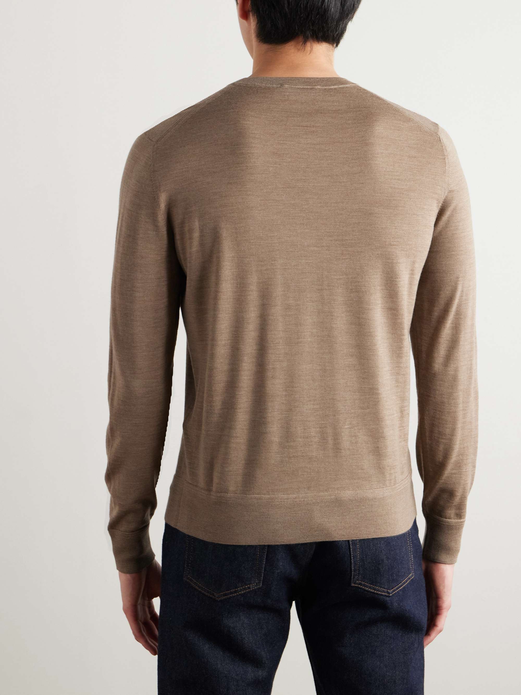 Slim-Fit Wool Sweater view