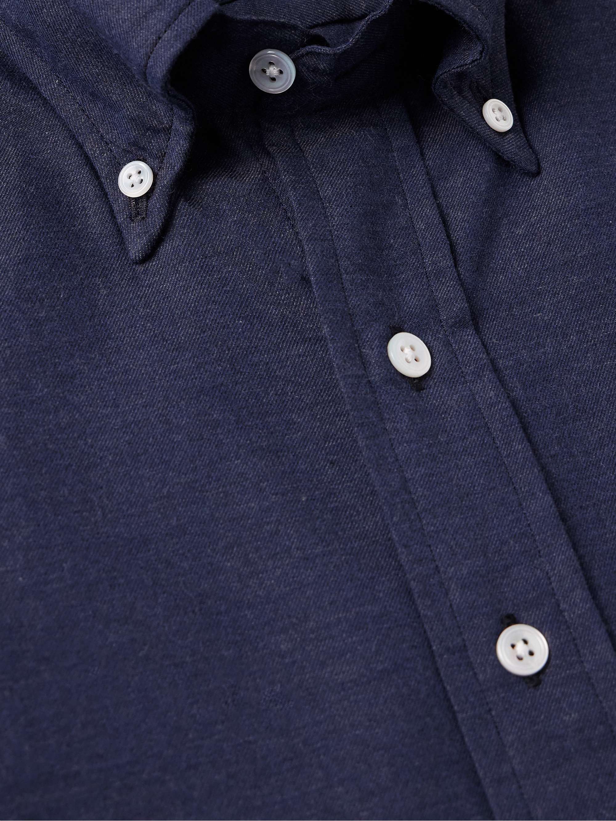 Button-Down Collar Cotton-Flannel Shirt view