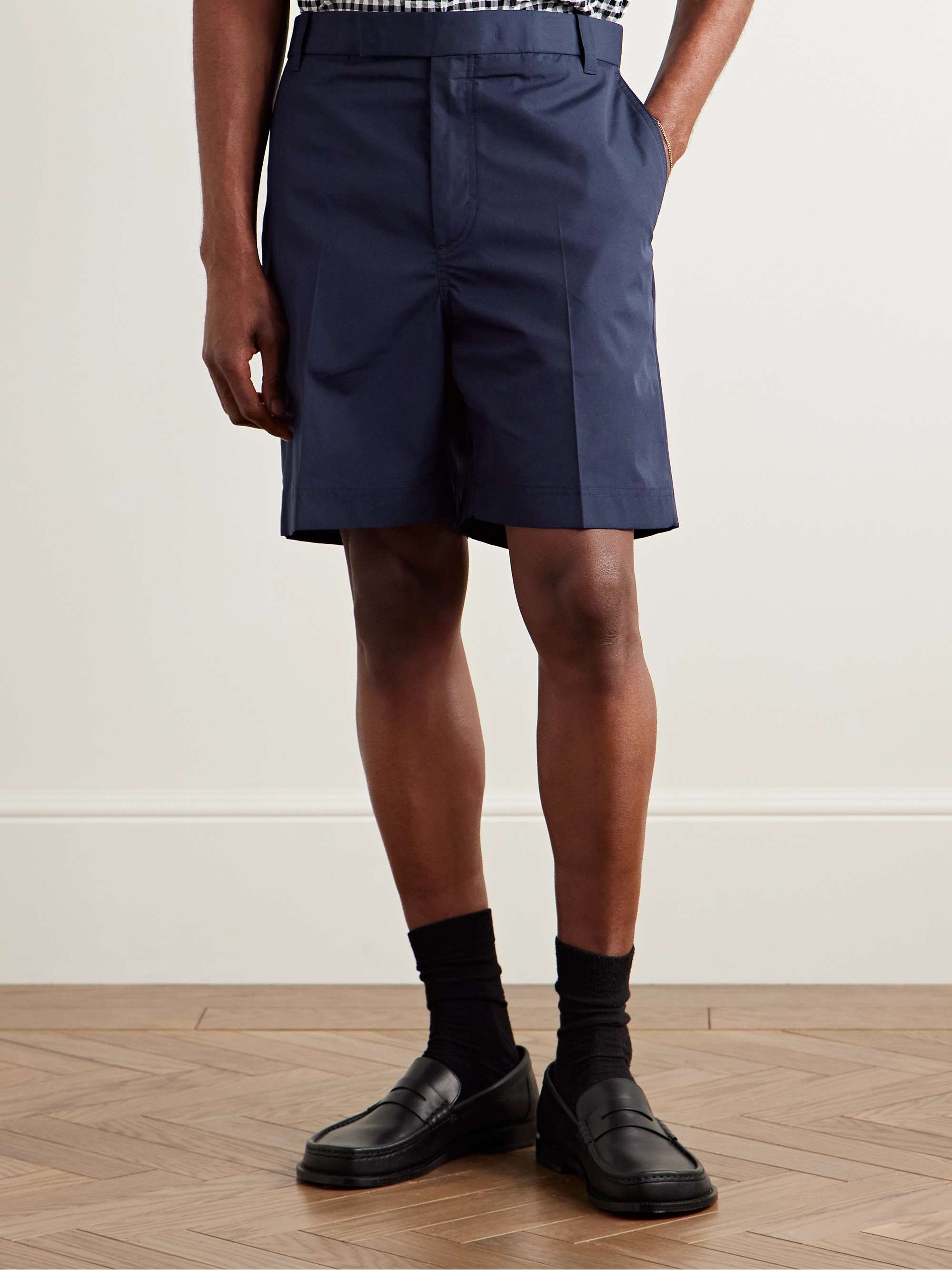 Slim-Fit Straight-Leg Shell Shorts view