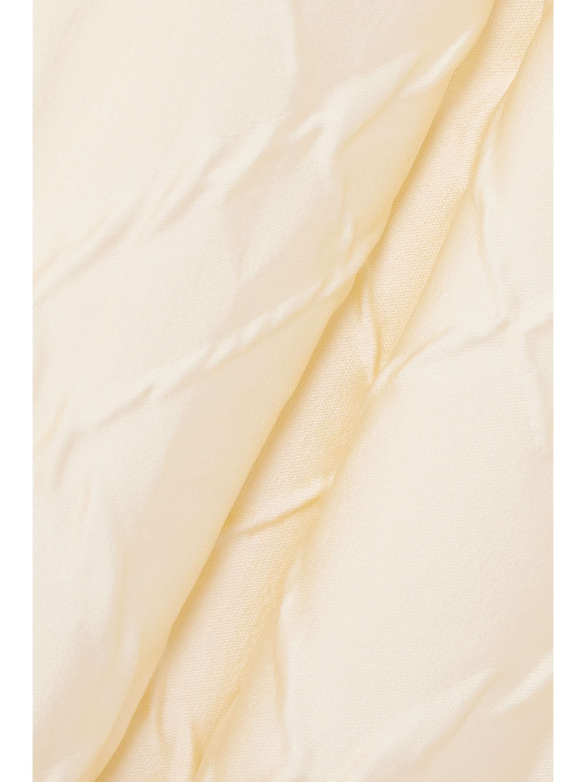 Merise pleated cloqué gown view