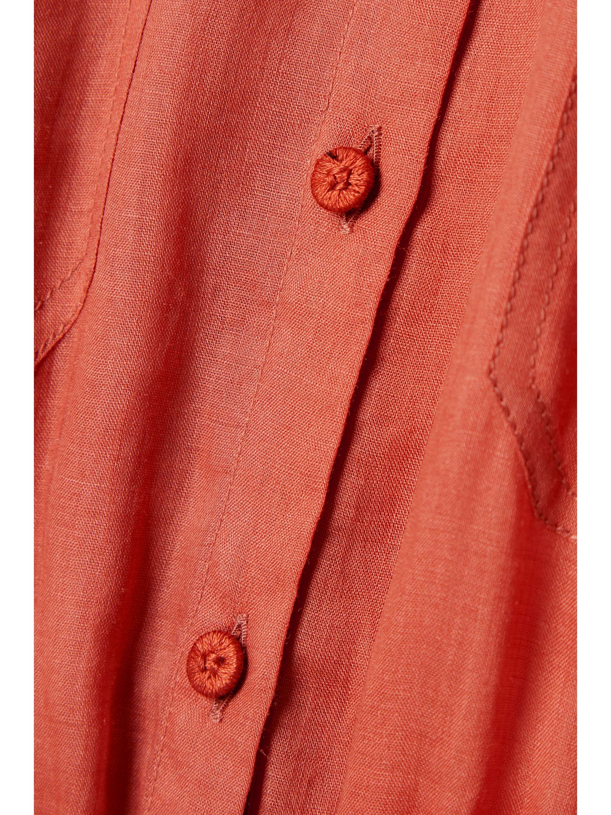 Belted ramie jumpsuit view
