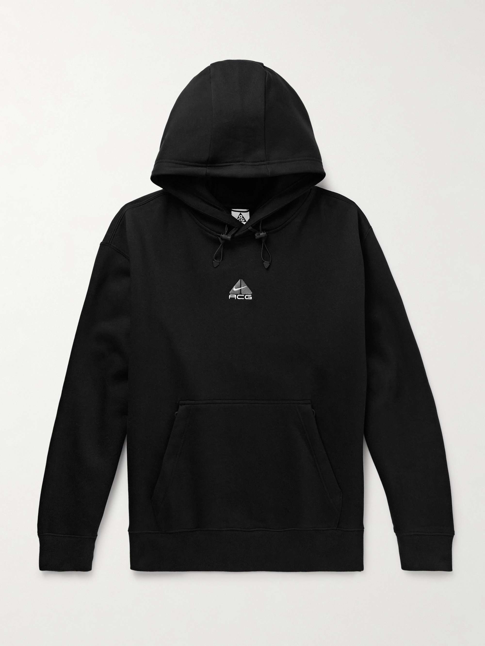 ACG Logo-Embroidered Cotton-Blend Therma-FIT Hoodie hero visual