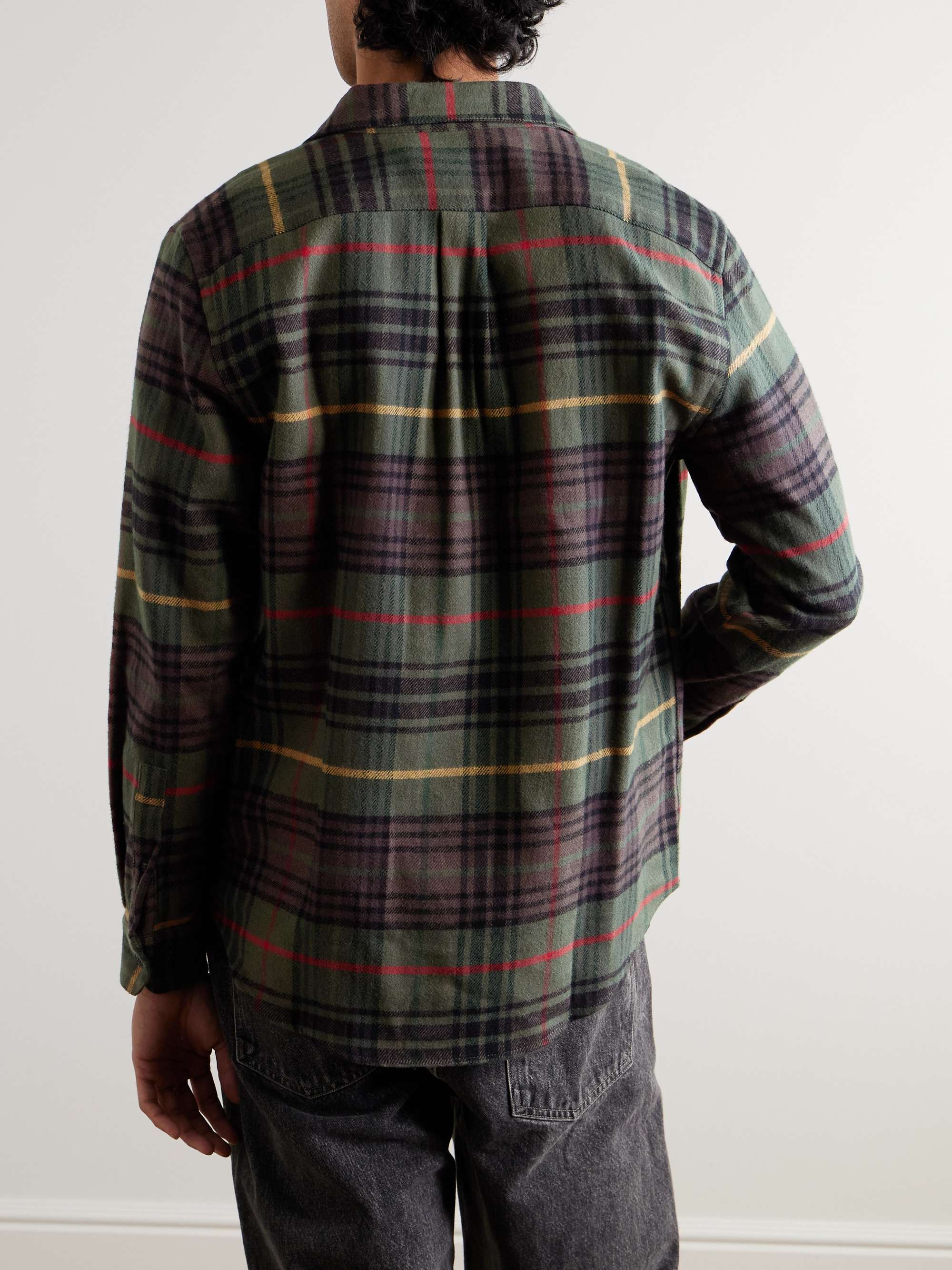 Tip Checked Cotton-Flannel Shirt view