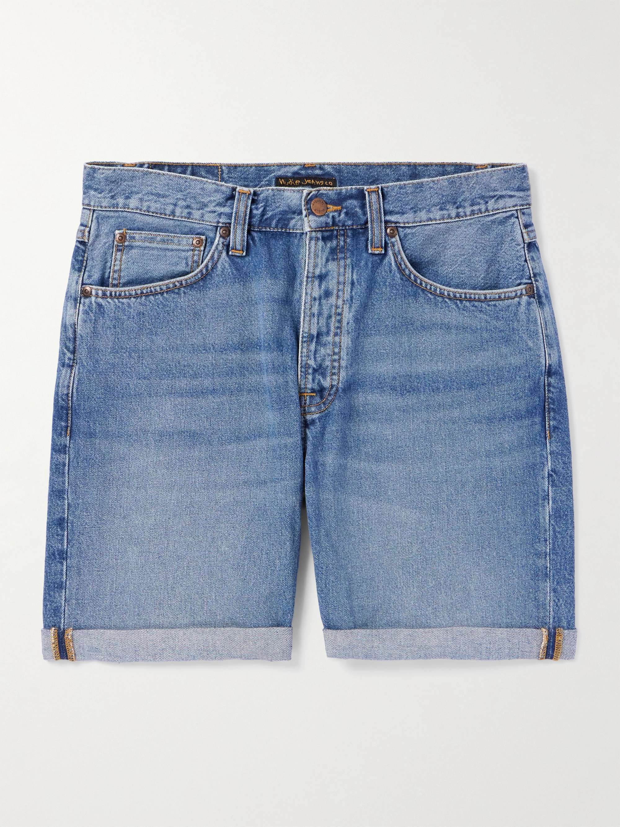 Josh Straight-Leg Denim Shorts hero visual