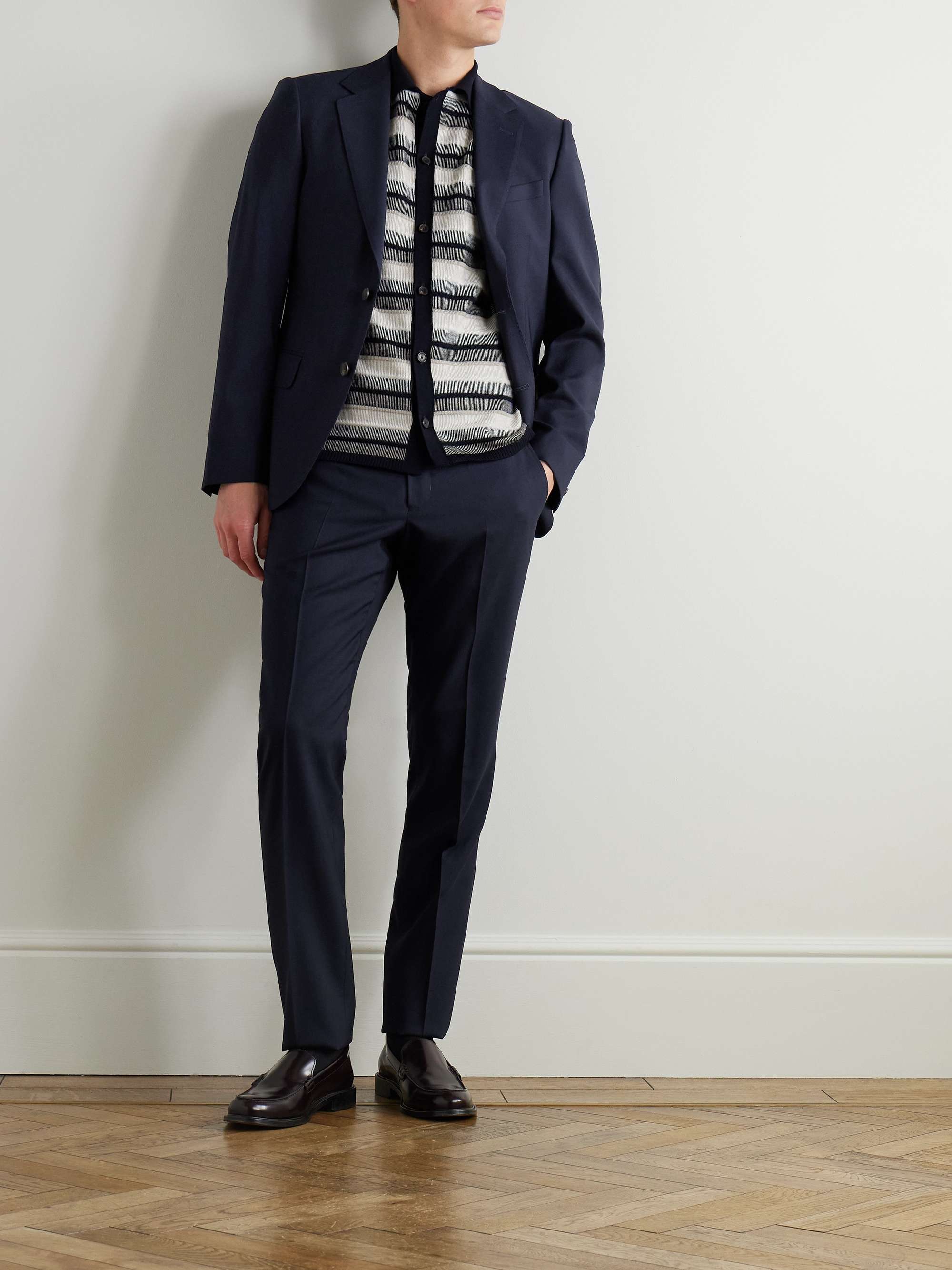 Phillip Straight-Leg Virgin Wool Suit Trousers view