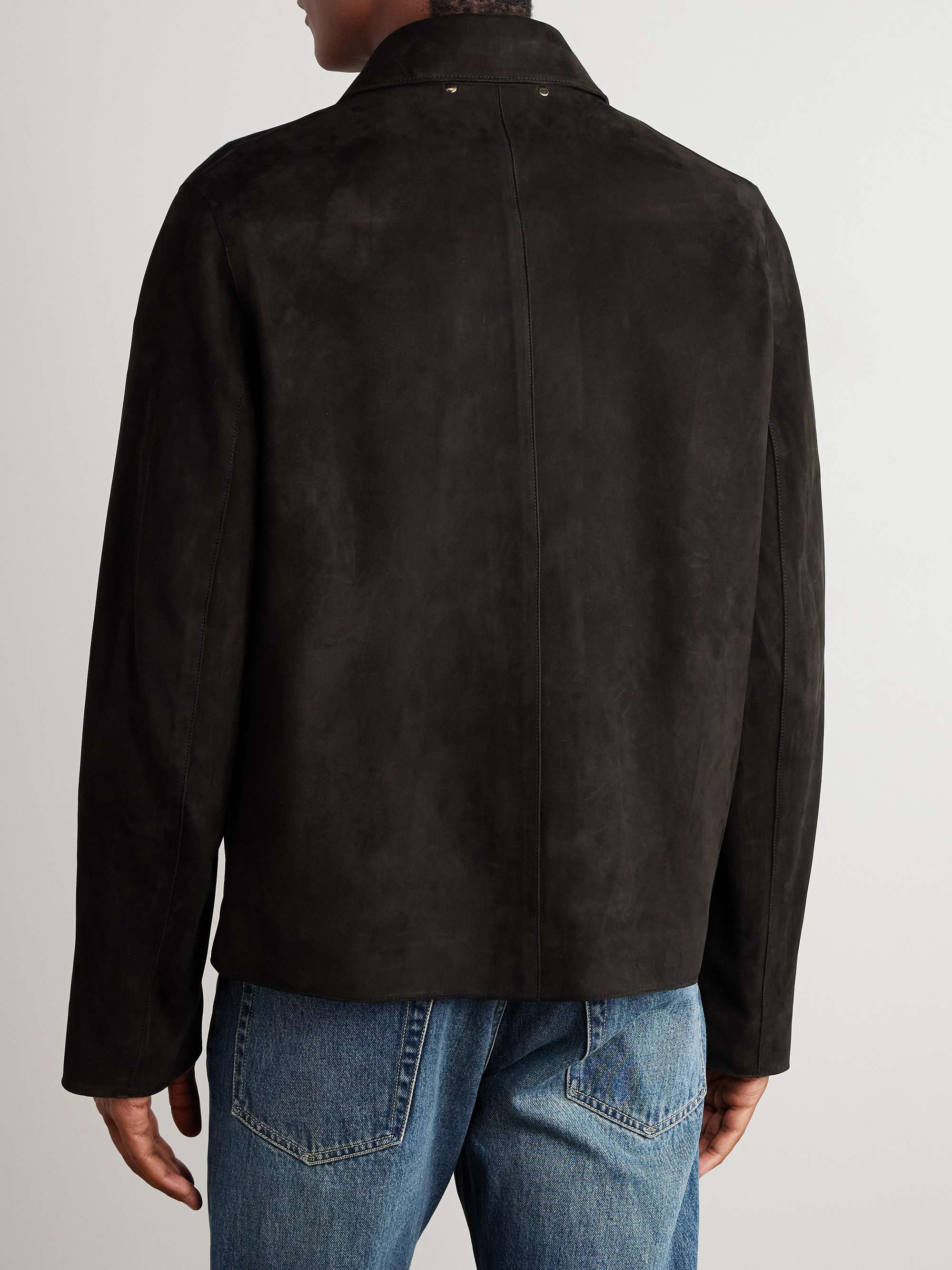 Suede Blouson Jacket view