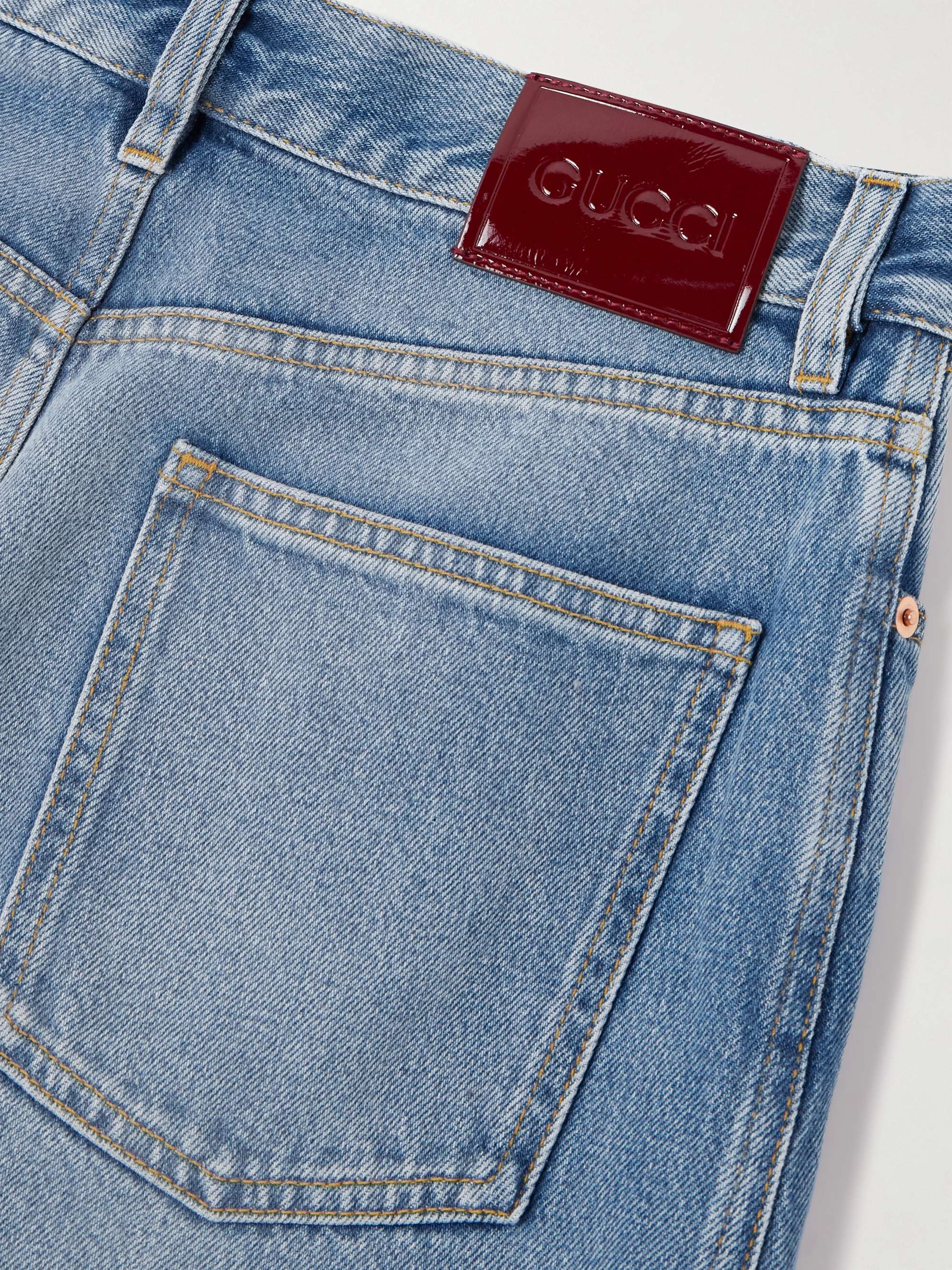 Lido high-rise wide-leg jeans view