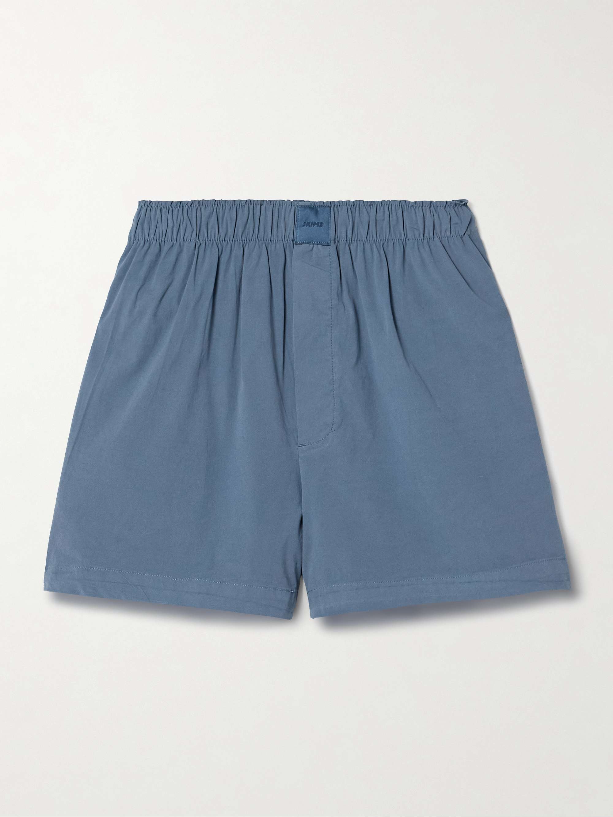 Cotton-Blend Poplin Boxers hero visual