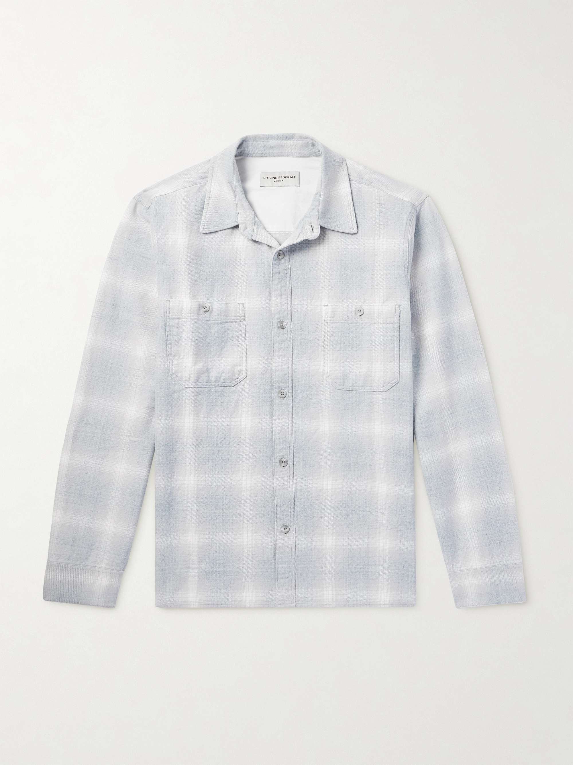 Ahmad Checked Cotton-Flannel Shirt hero visual