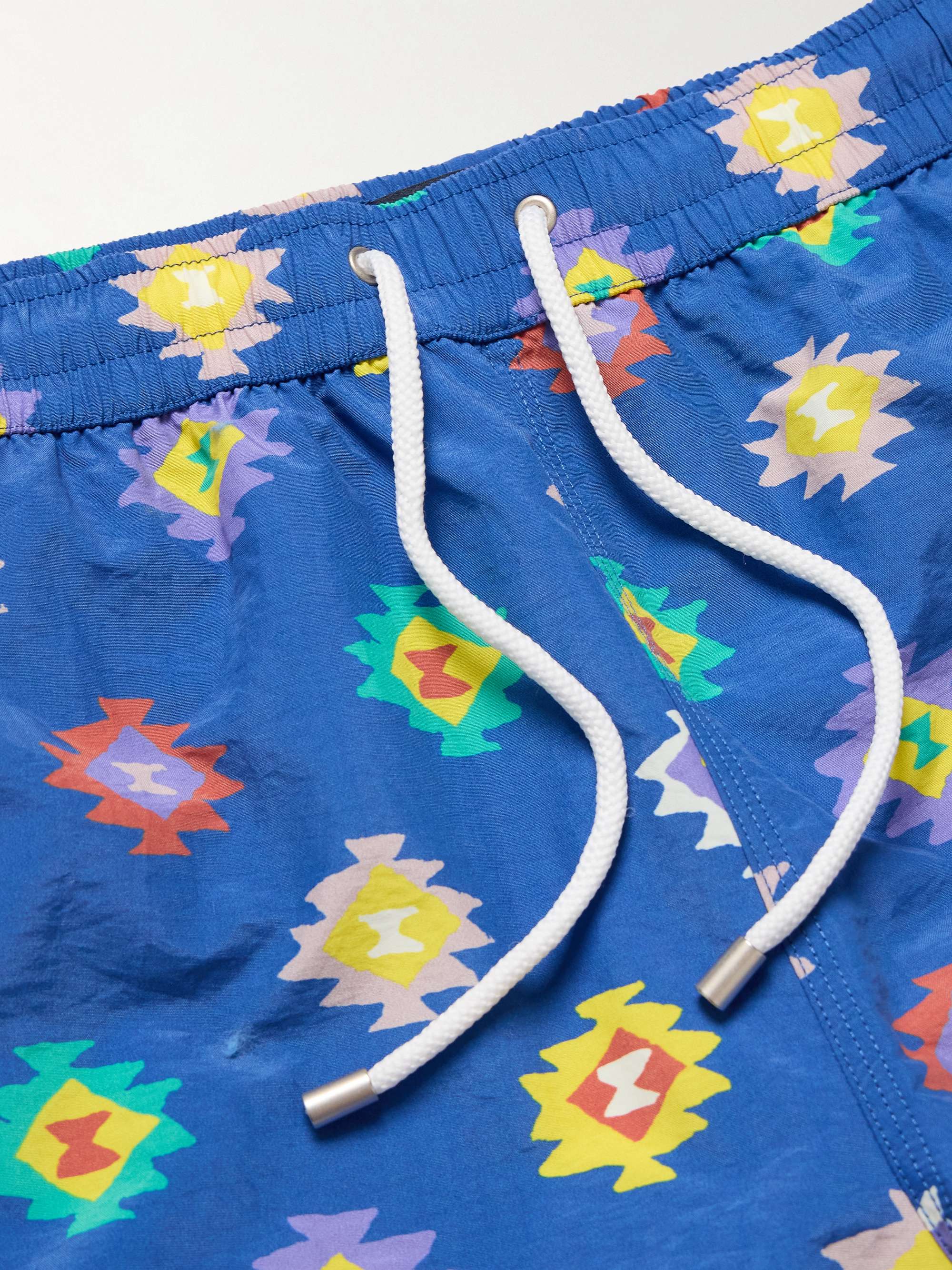 Kelim Straight-Leg Mid-Length Printed Swim Shorts view