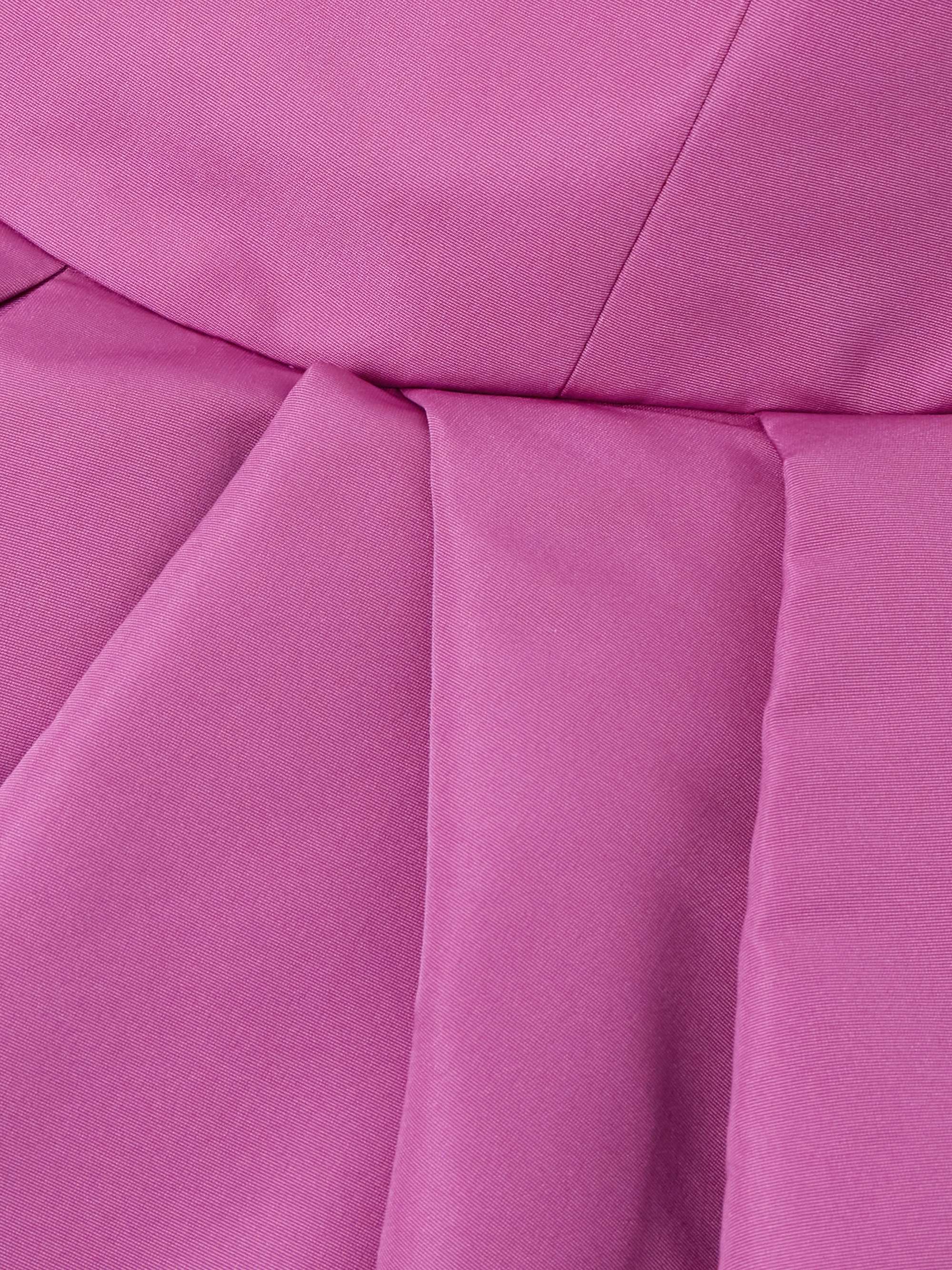 Strapless faille gown view