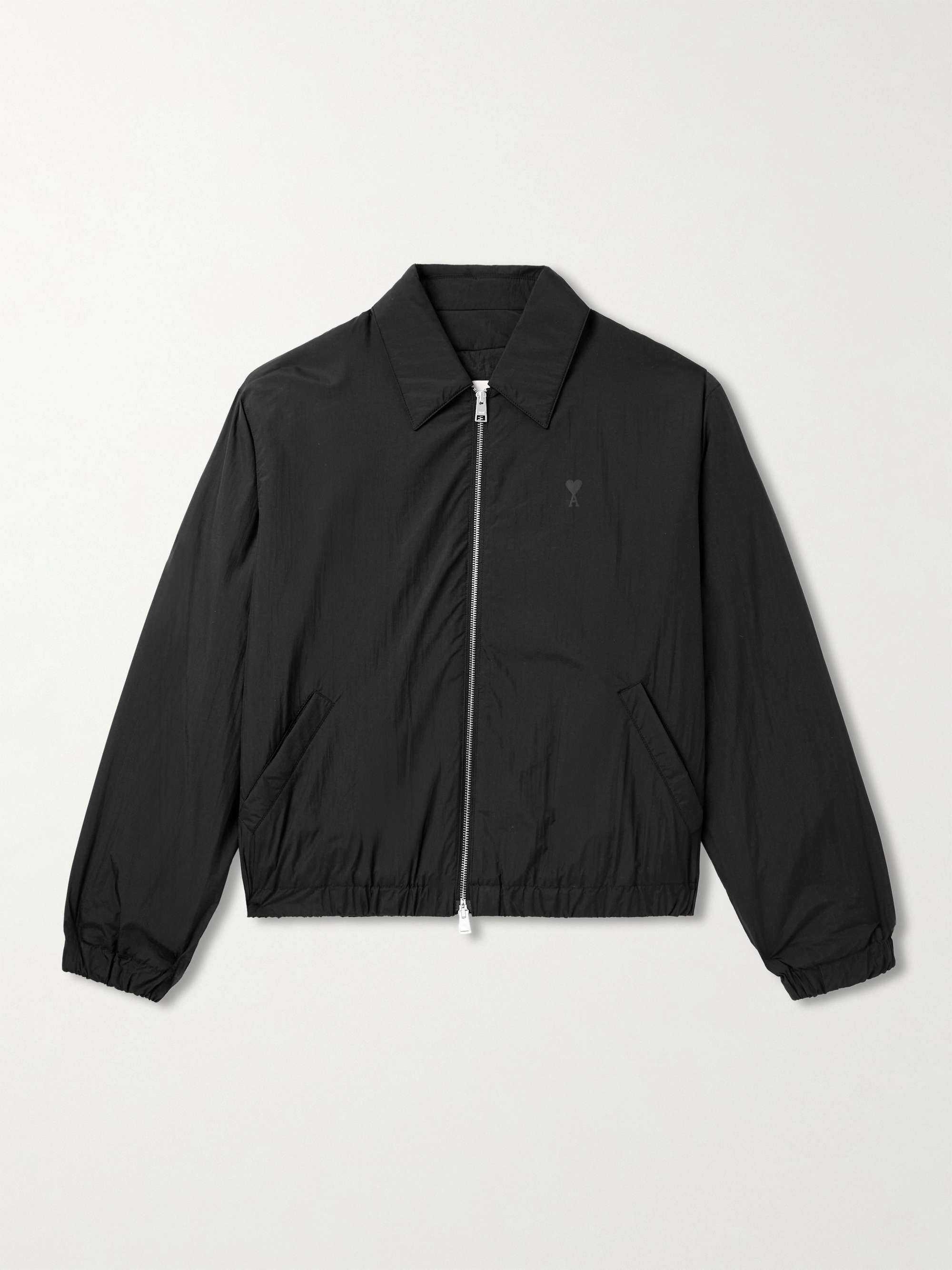 Logo-Print Shell Bomber Jacket hero visual