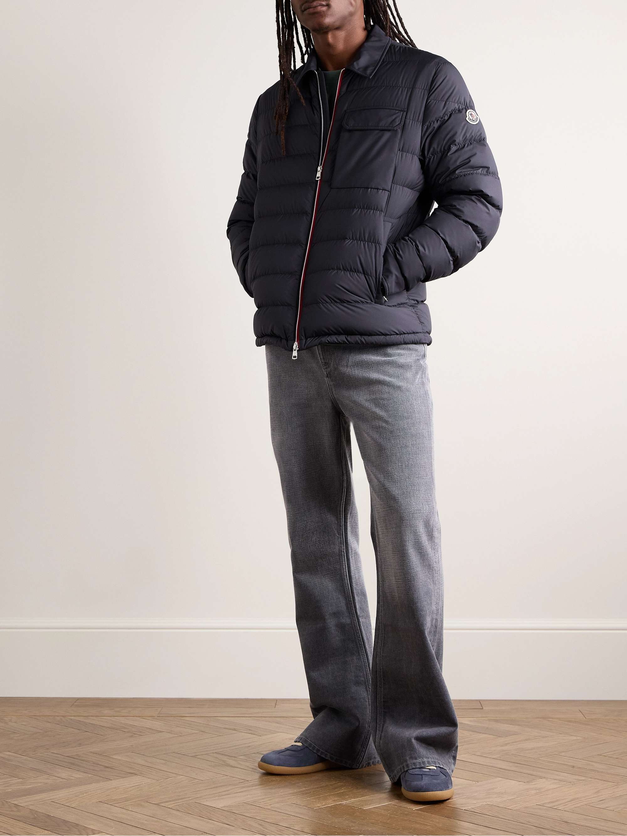 Fazzon Logo-Appliquéd Quilted Shell Down Jacket view