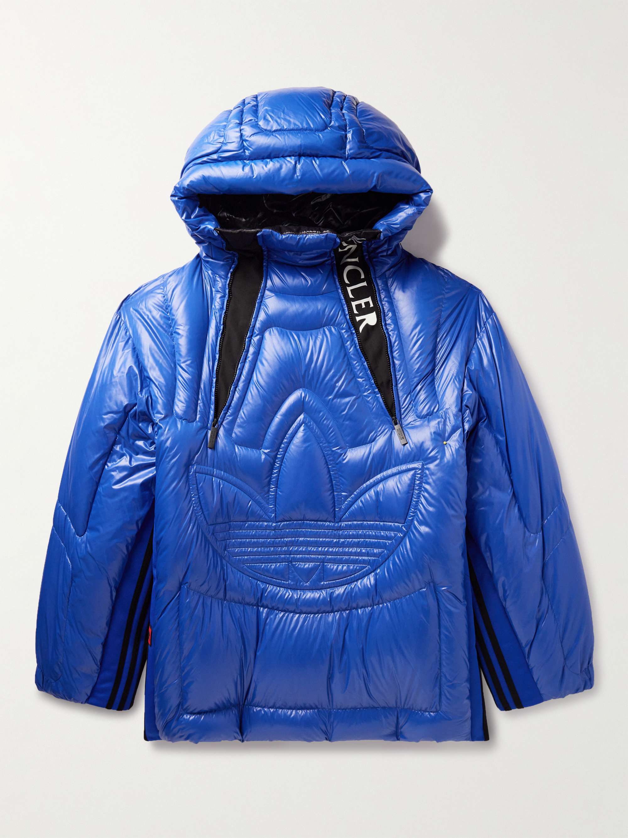 + adidas Originals Chambery Canvas-Trimmed Quilted Glossed-Shell Hooded Down Jacket hero visual