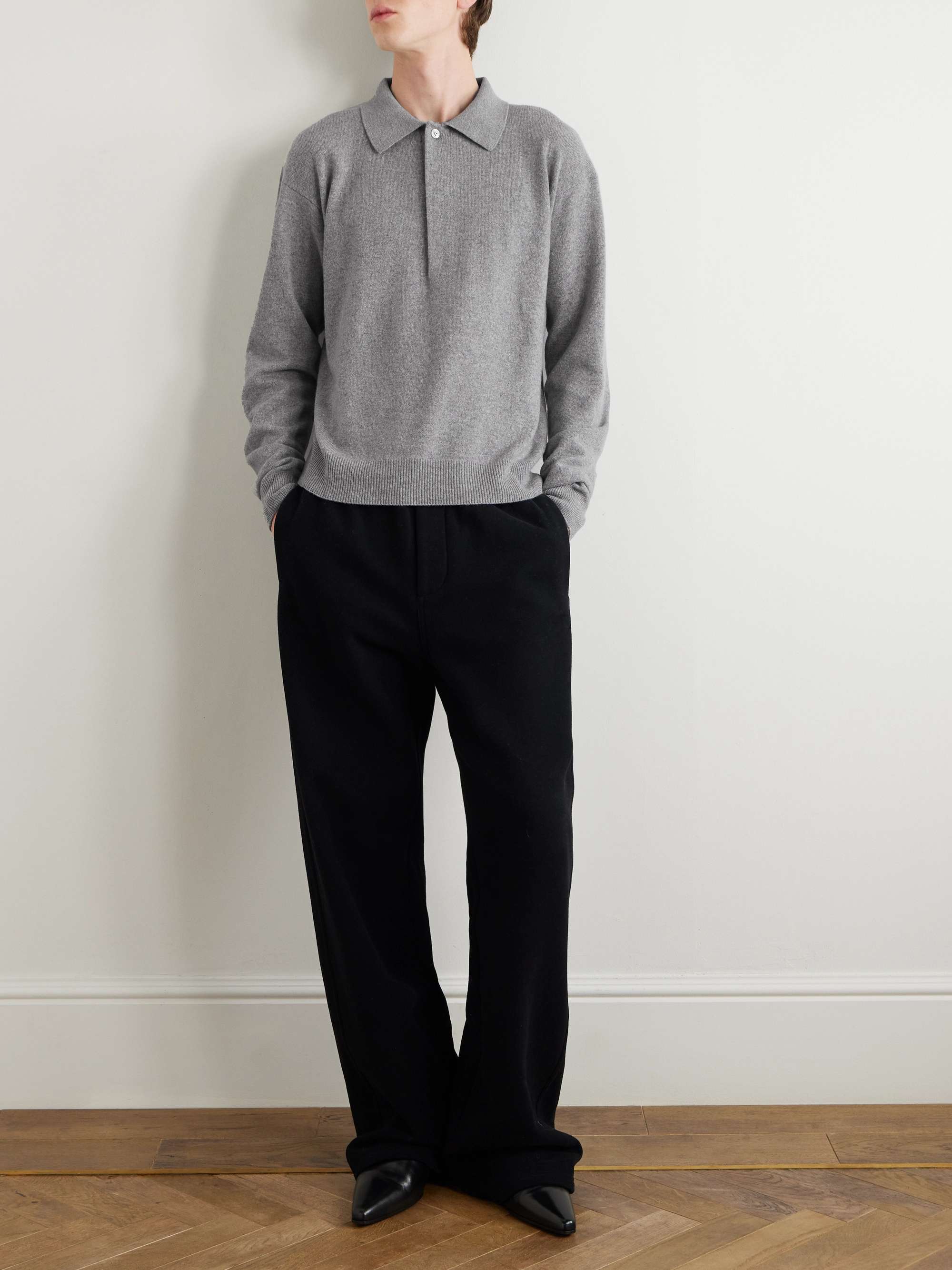 Wool Polo Sweater view