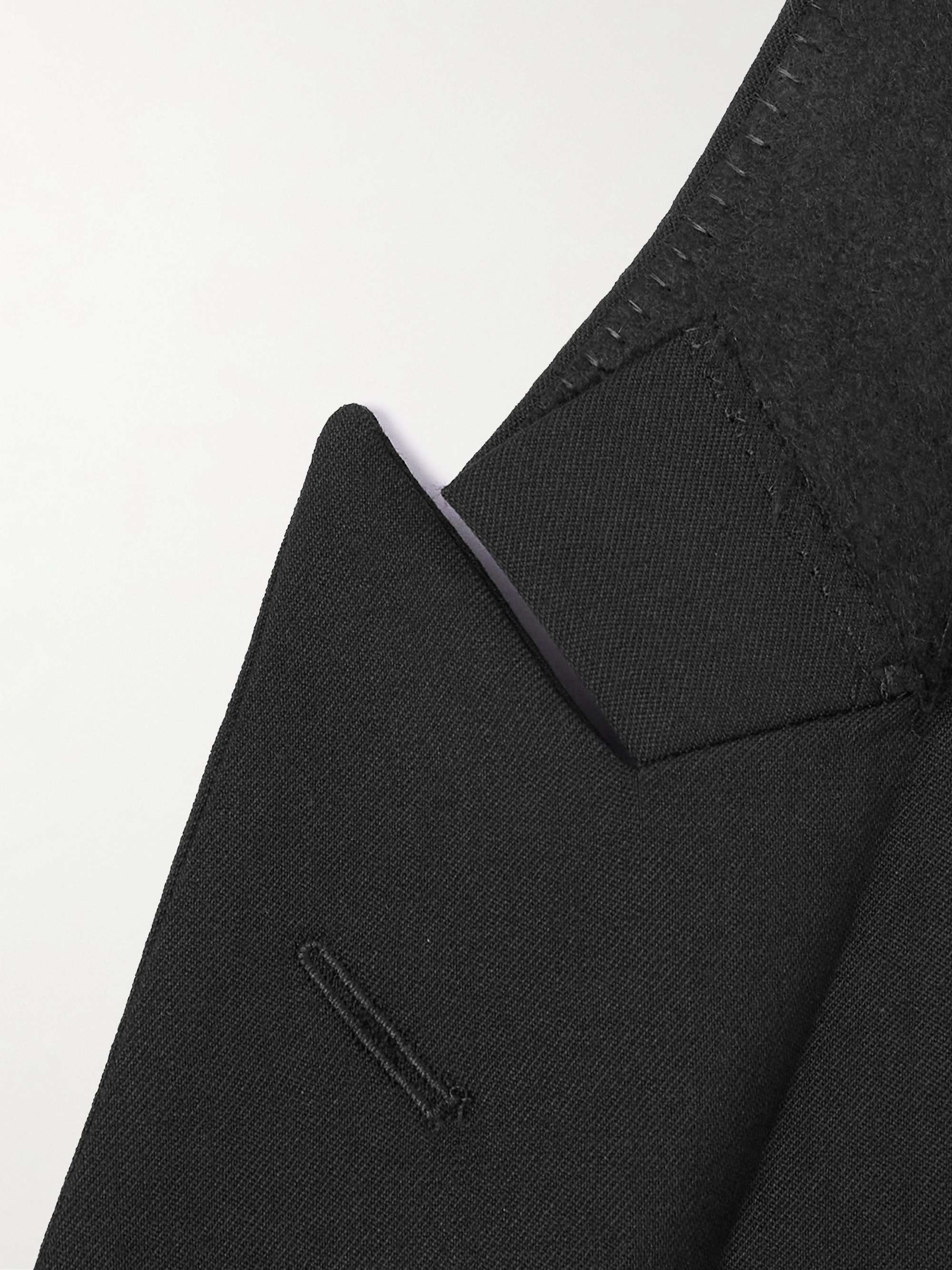 Double Breast Wool Tuxedo Jacket view