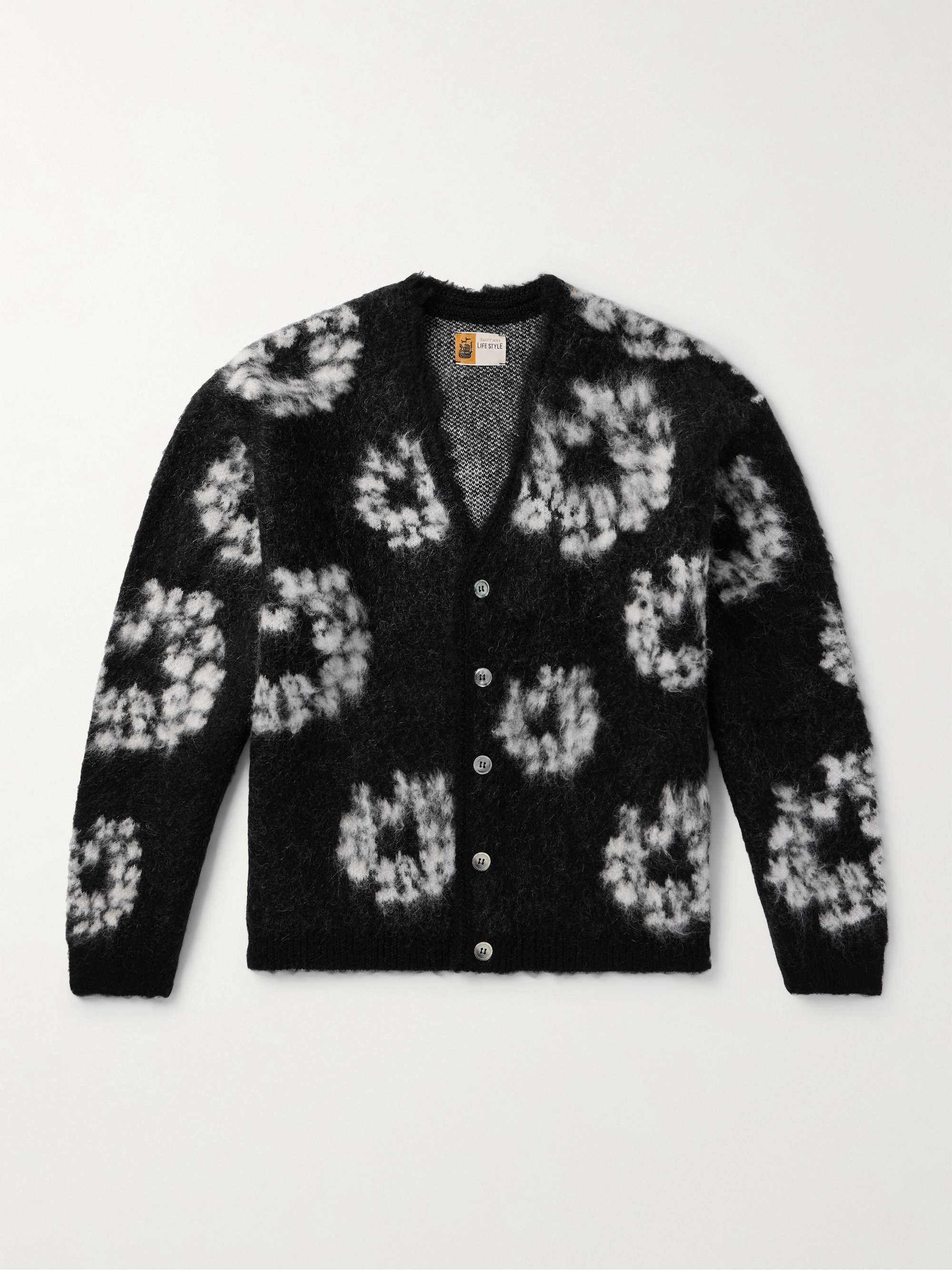 + Denim Tears Jacquard-Knit Cardigan hero visual